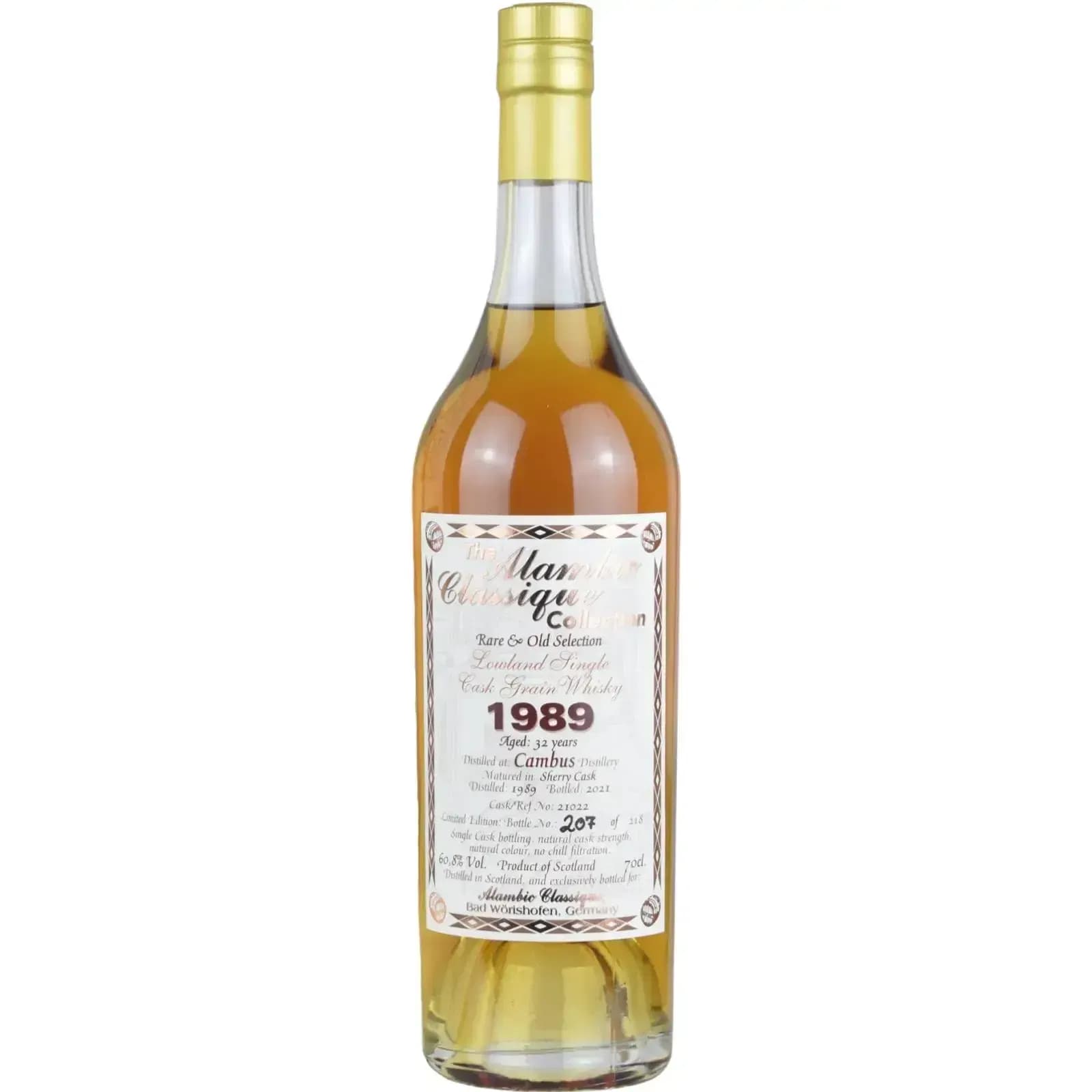 Cambus 32 Years Old 1989 Rare & Old Selection Alambic Classique 21022