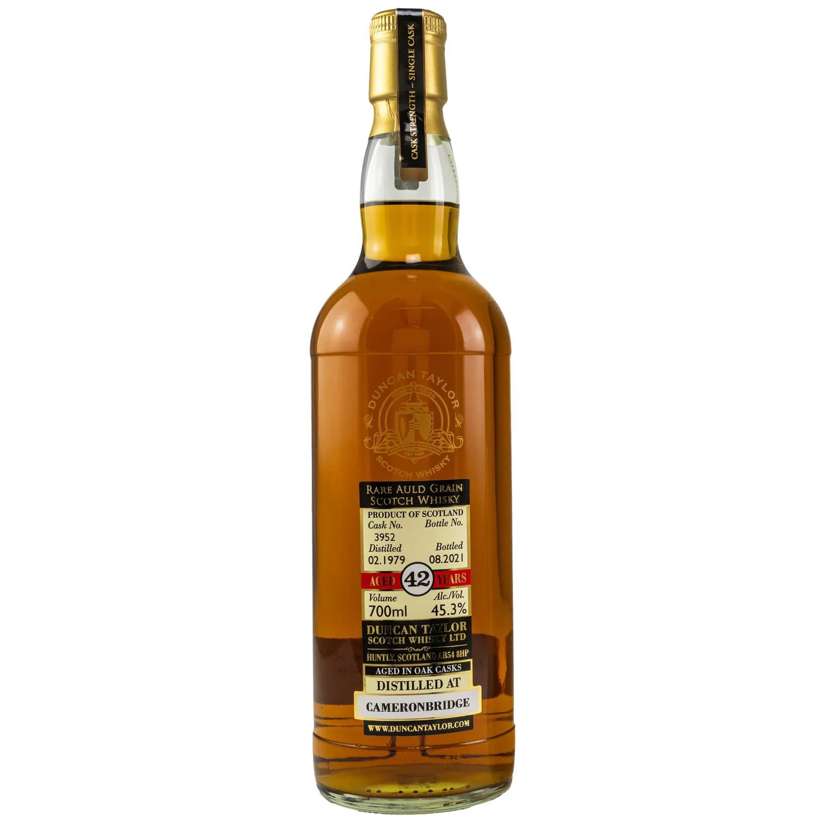 Cameronbridge 42 Years Old 1979 Rare Auld Grain Duncan Taylor 3952