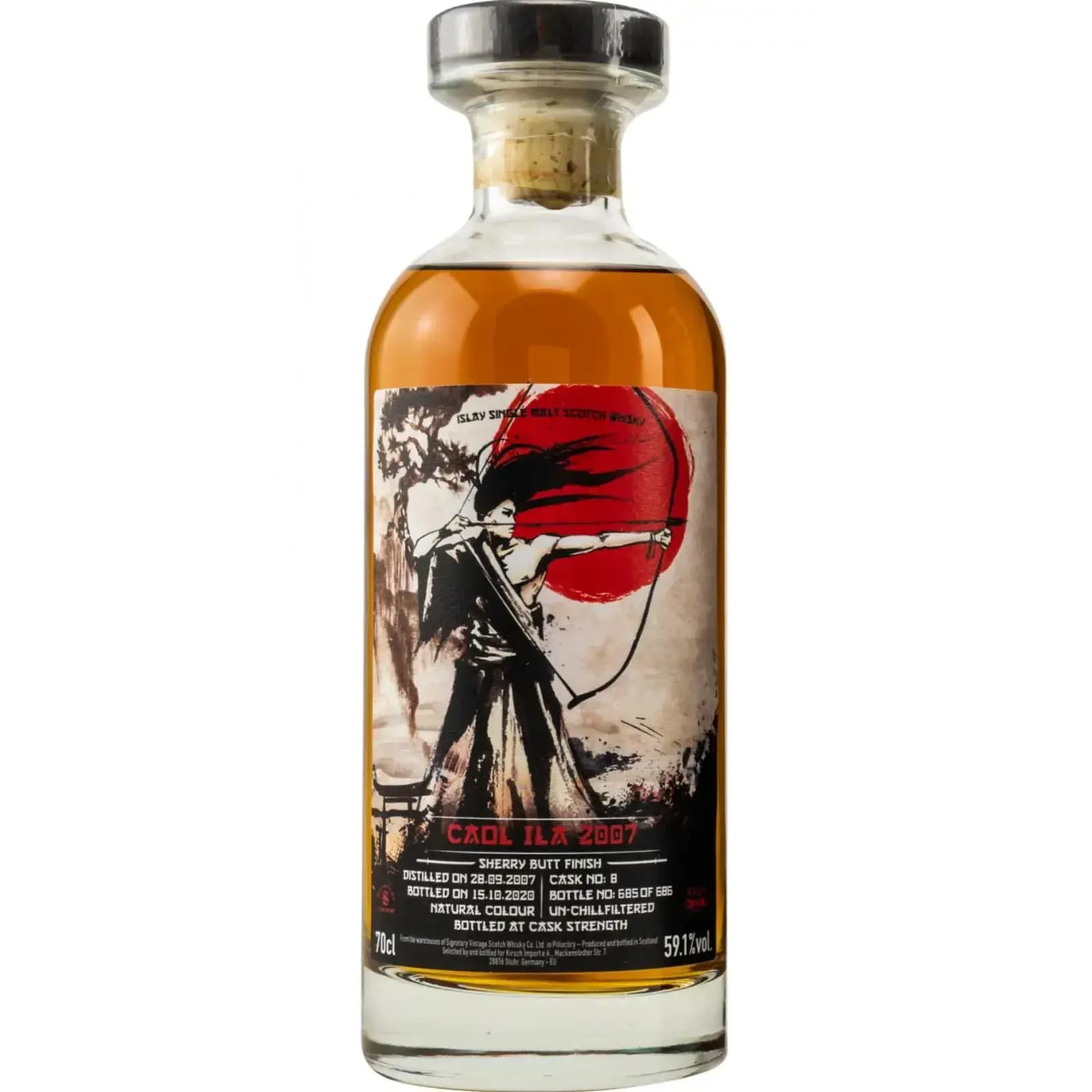 Caol Ila 13 Years Old 2007 Samurai Signatory Vintage 8