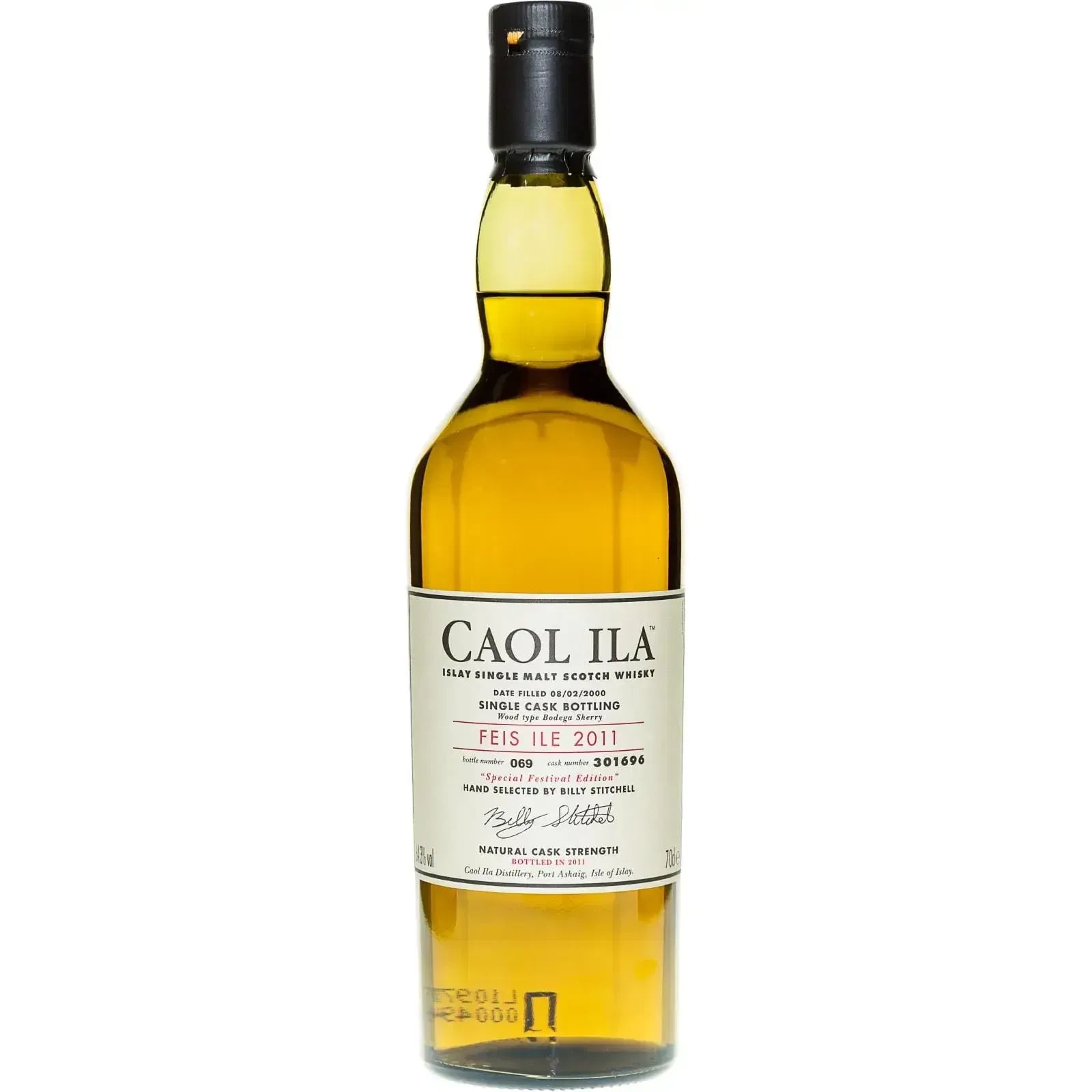 Caol Ila 2000 Feis Ile 2011 Cask Nr.301696