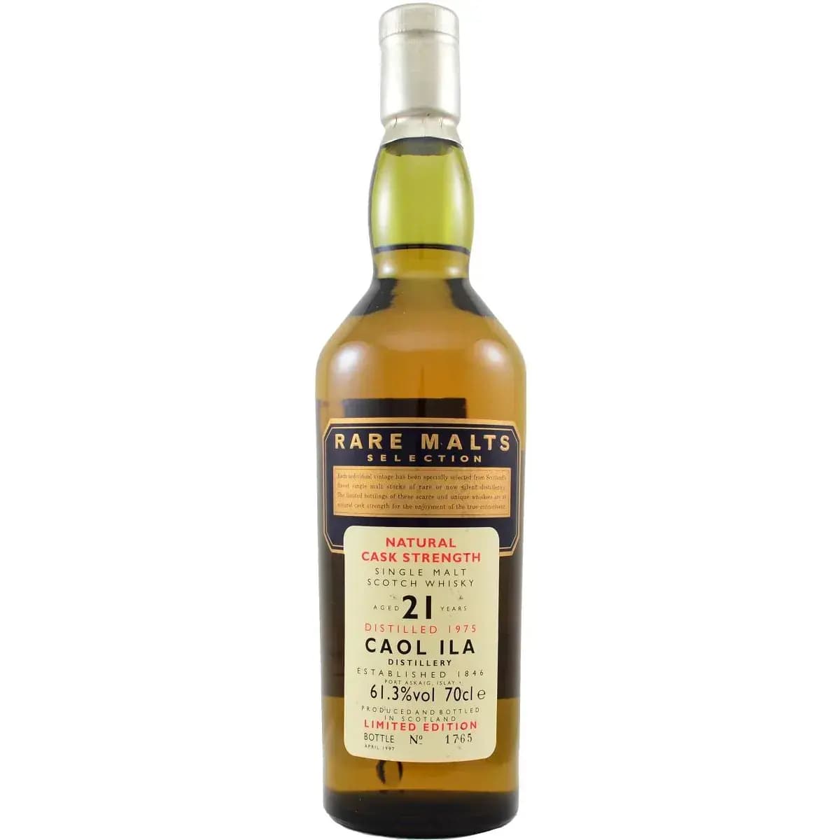 Caol Ila 21 Years Old 1975 Rare Malts Selection