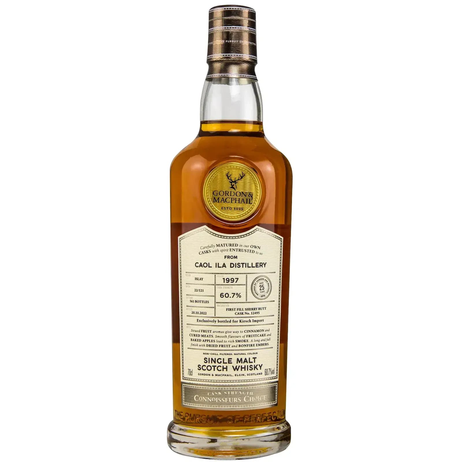Caol Ila 25 Years Old 1997 Cask Nr.12498 Gordon & MacPhail Connoisseurs Choice