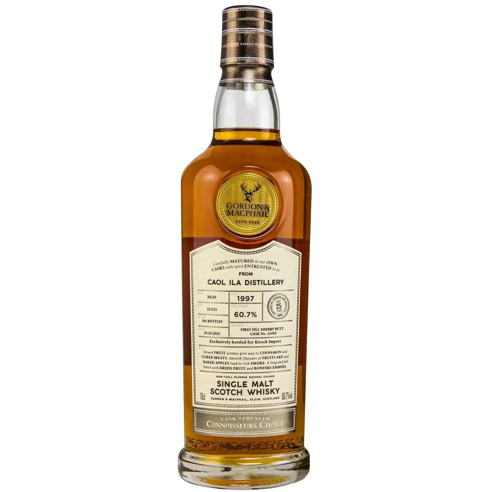 Caol Ila 25 Years Old 1997 Cask Nr.12498 Gordon & MacPhail Connoisseurs Choice