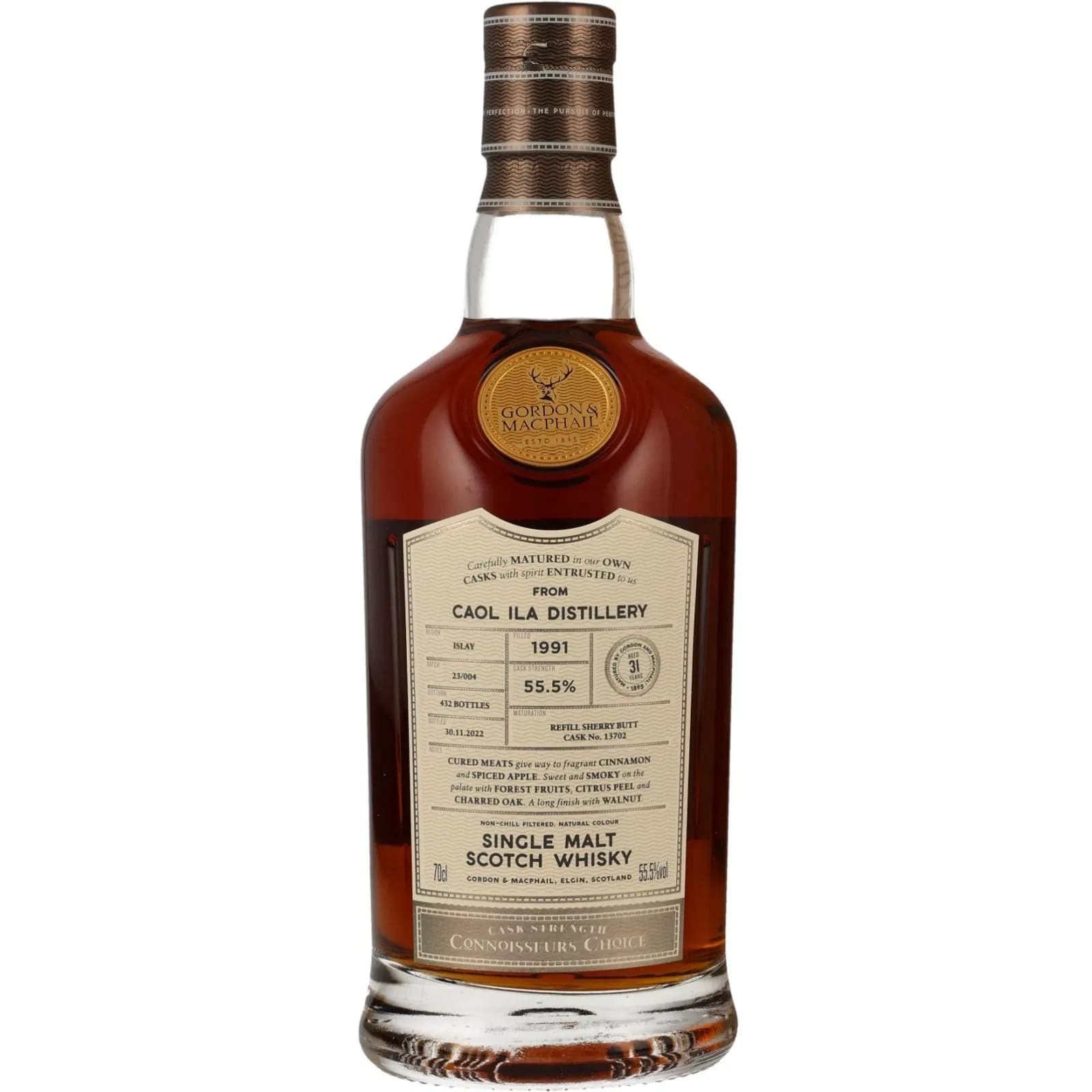 Caol Ila 31 Years Old 1991 Connoisseurs Choice Upper Gordon & MacPhail 13702