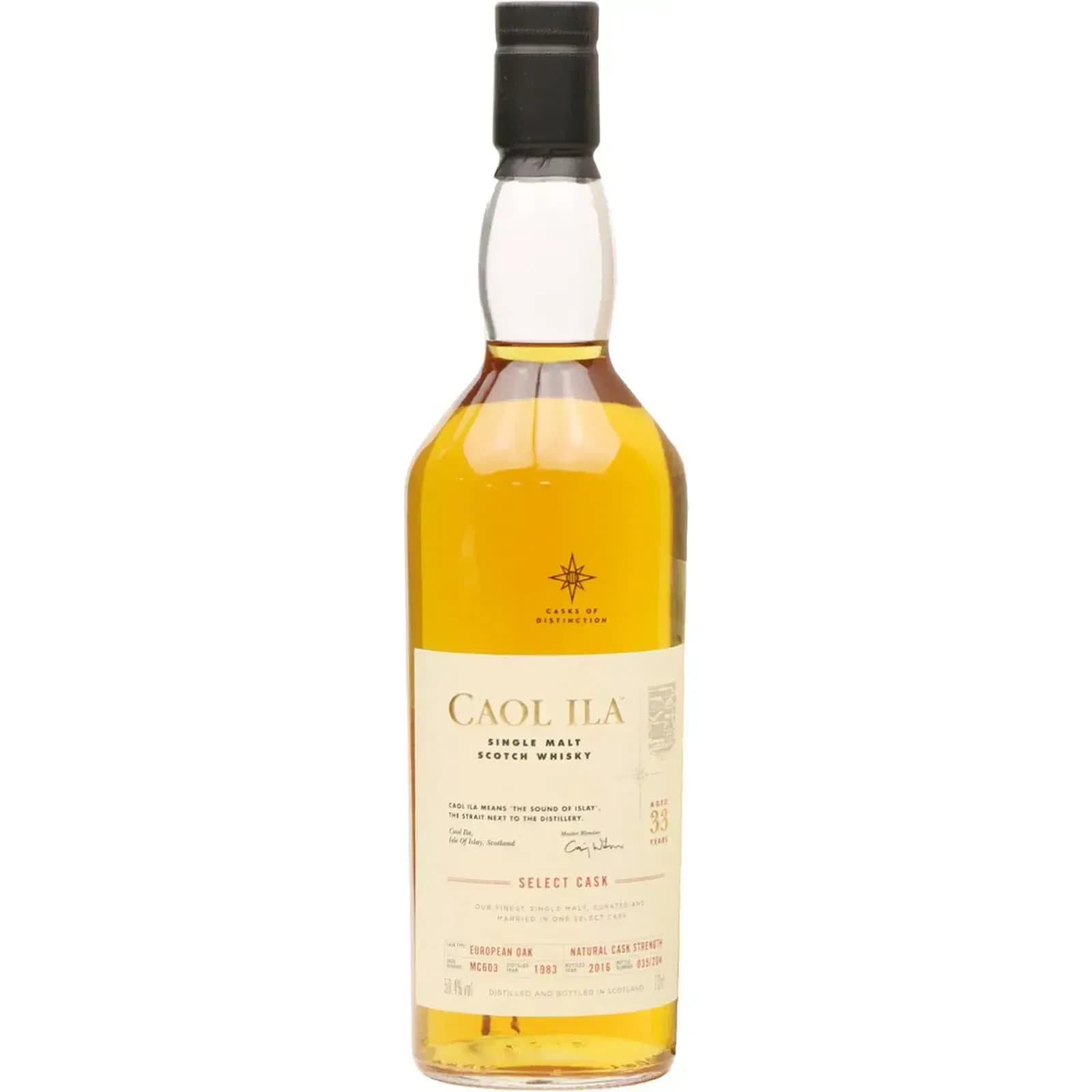 Caol Ila 33 Years Old 1983 Select Cask