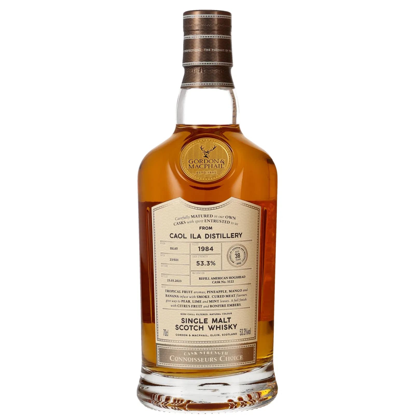 Caol Ila 38 Years Old 1984 Connoisseurs Choice Upper Gordon & MacPhail 3122