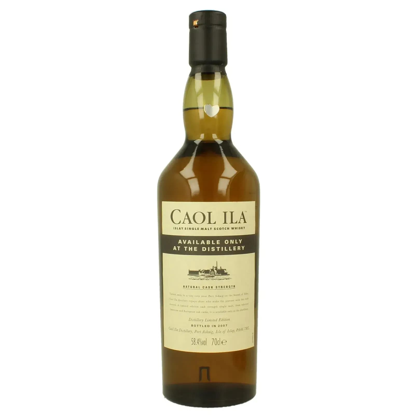 Caol Ila Available Only At The Distillery Natural Cask Strength