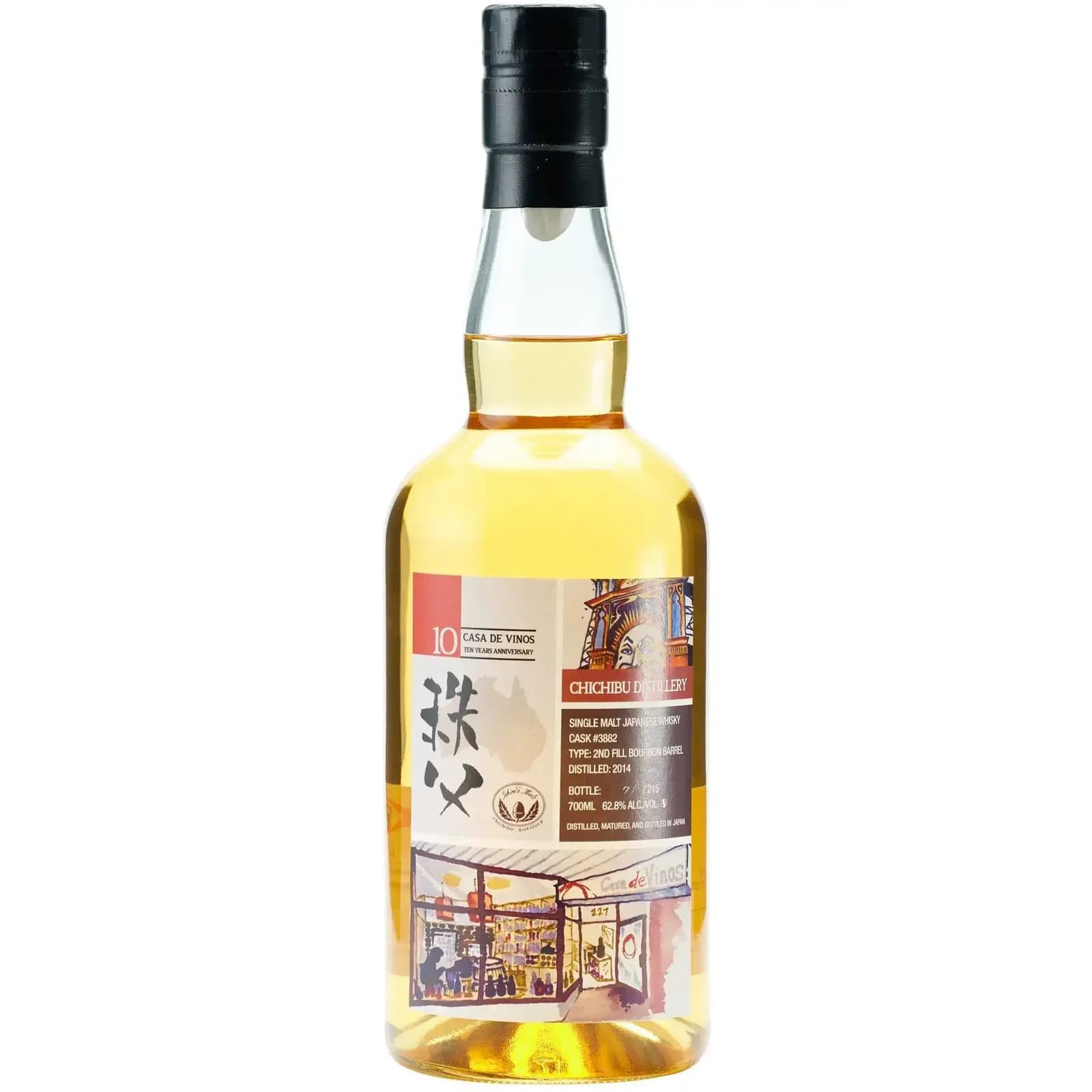 Chichibu 2014 10Th Anniversary Casa De Vinos Cask Nr.3882
