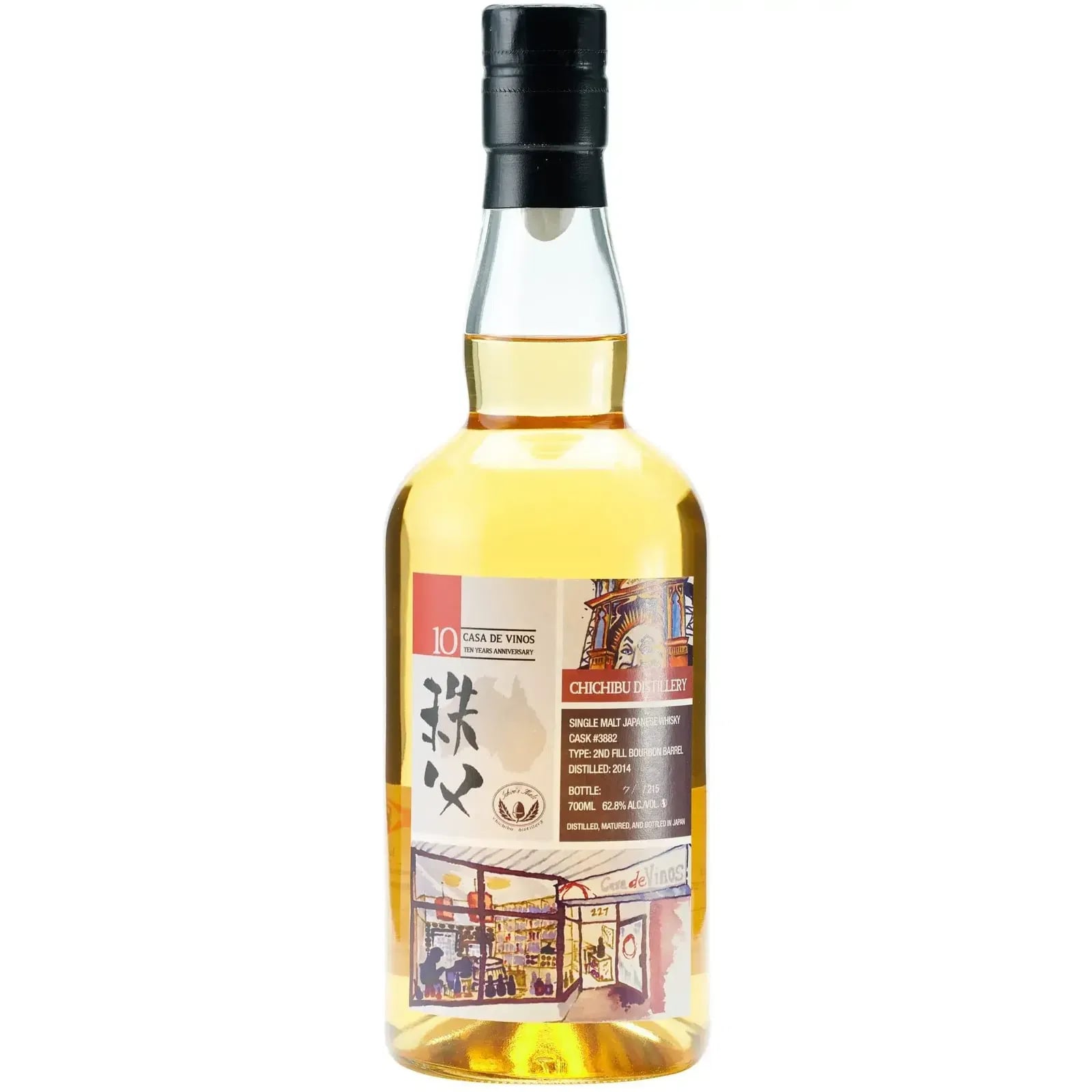 Chichibu 2014 10Th Anniversary Casa De Vinos Cask Nr.3882