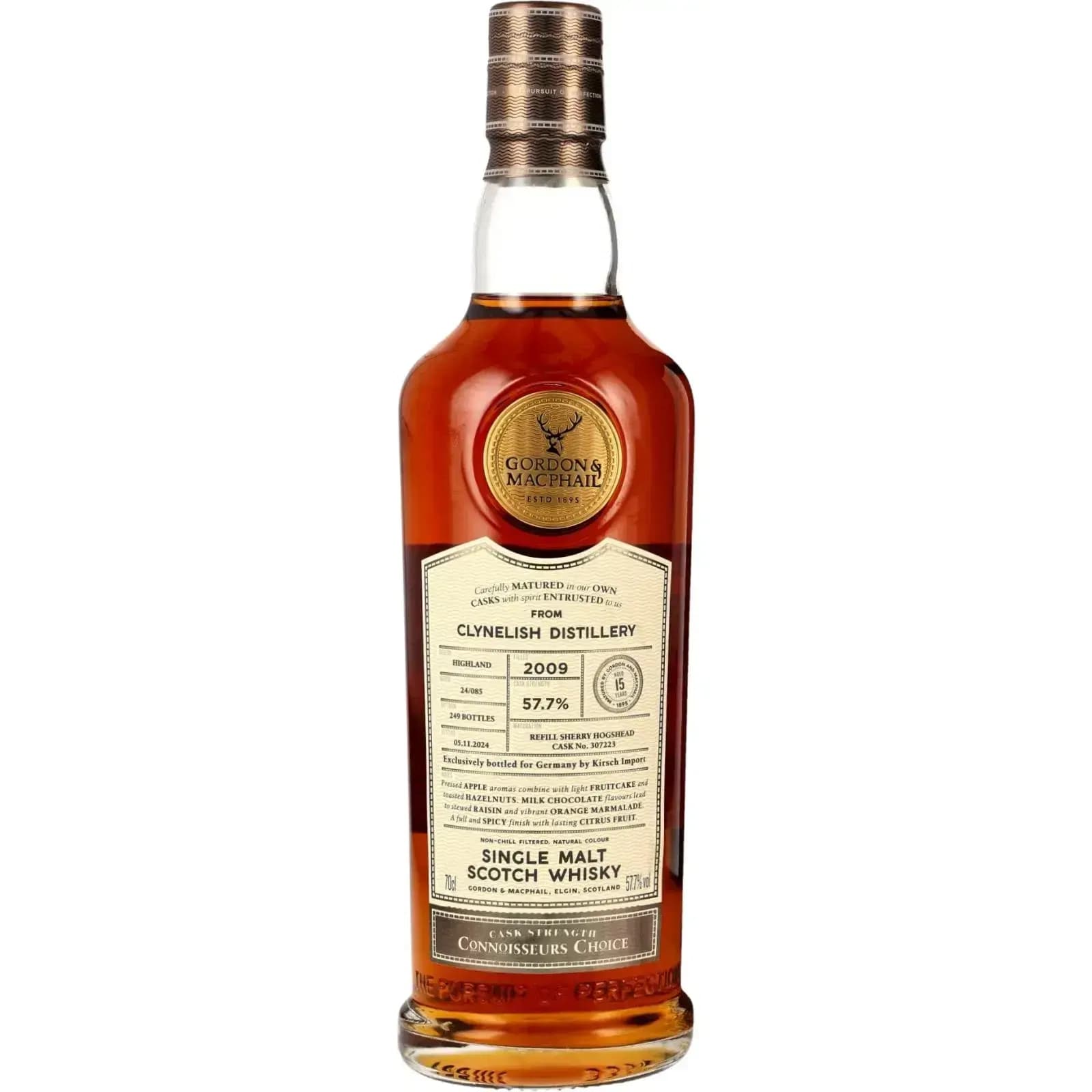 Clynelish 15 Years Old 2009 Connoisseurs Choice Cask Strength Gordon & MacPhail 307223