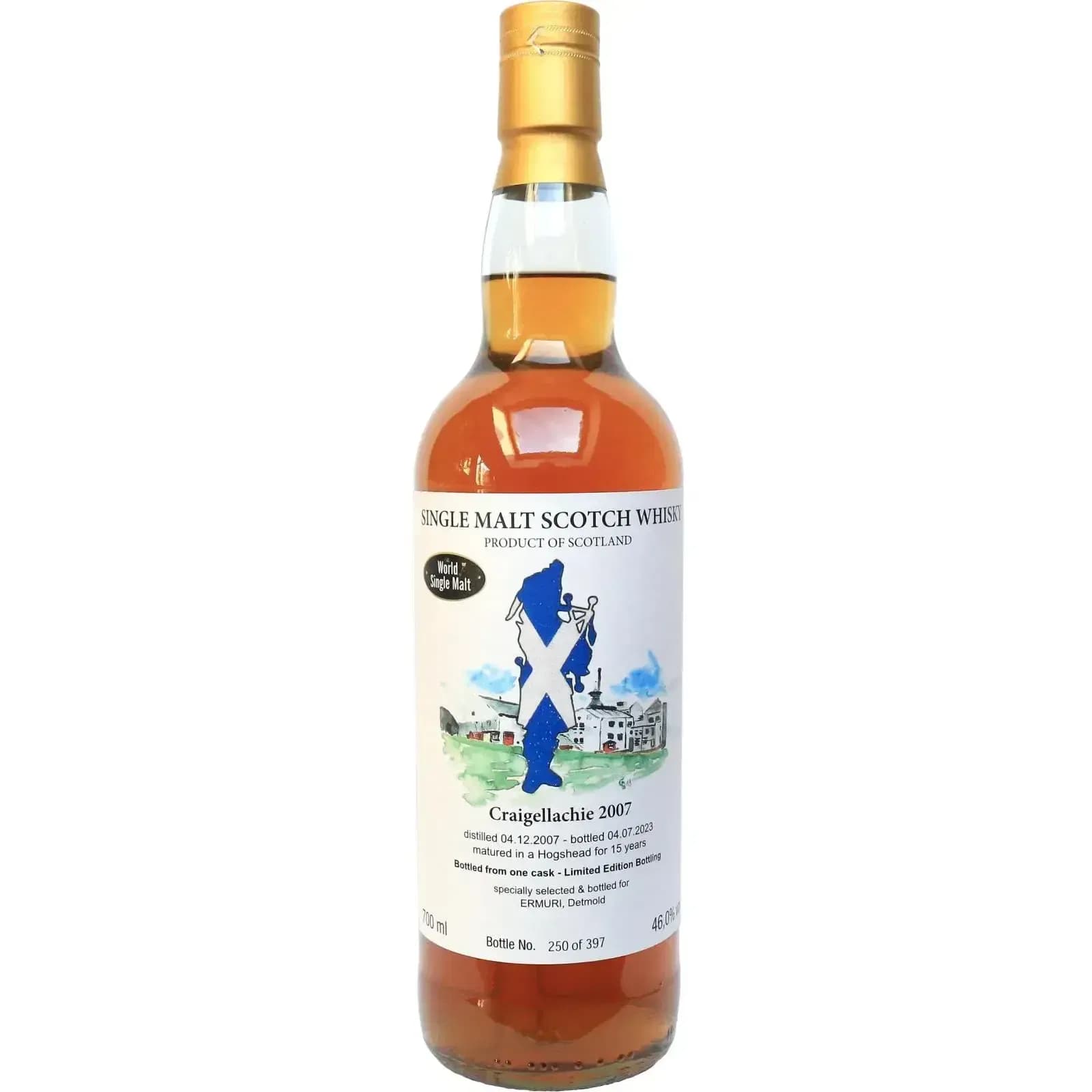 Craigellachie 15 Years Old 2007 ERMURI