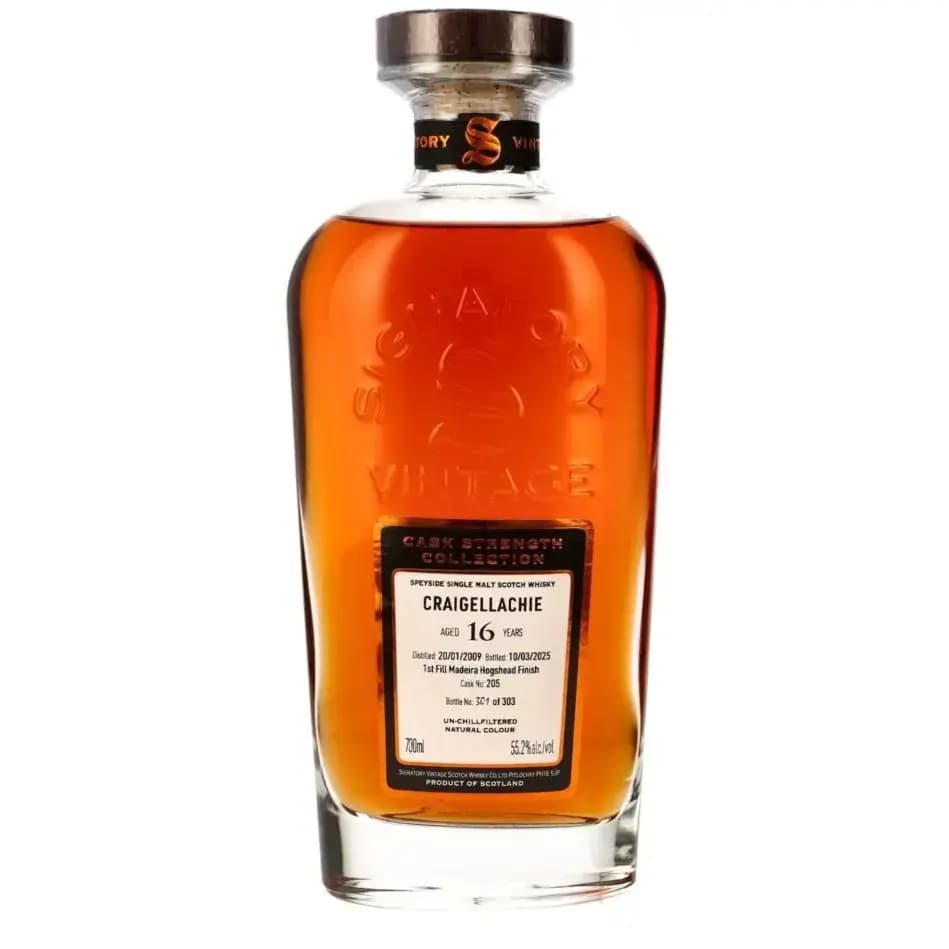 Craigellachie 16 Years Cask Strength Collection- Old Signatory Vintage Speyside