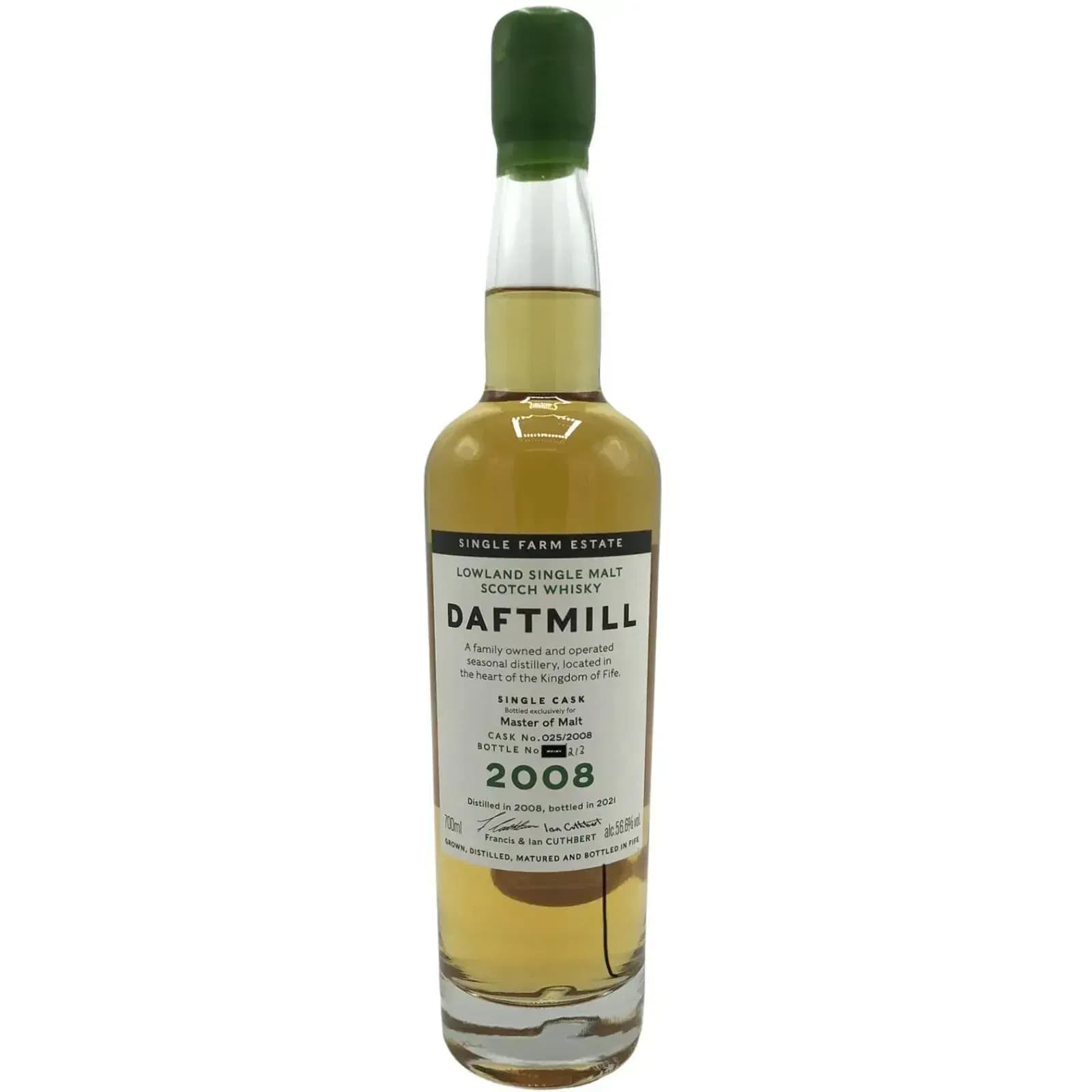 Daftmill 2008 Single Cask Nr.025/2008