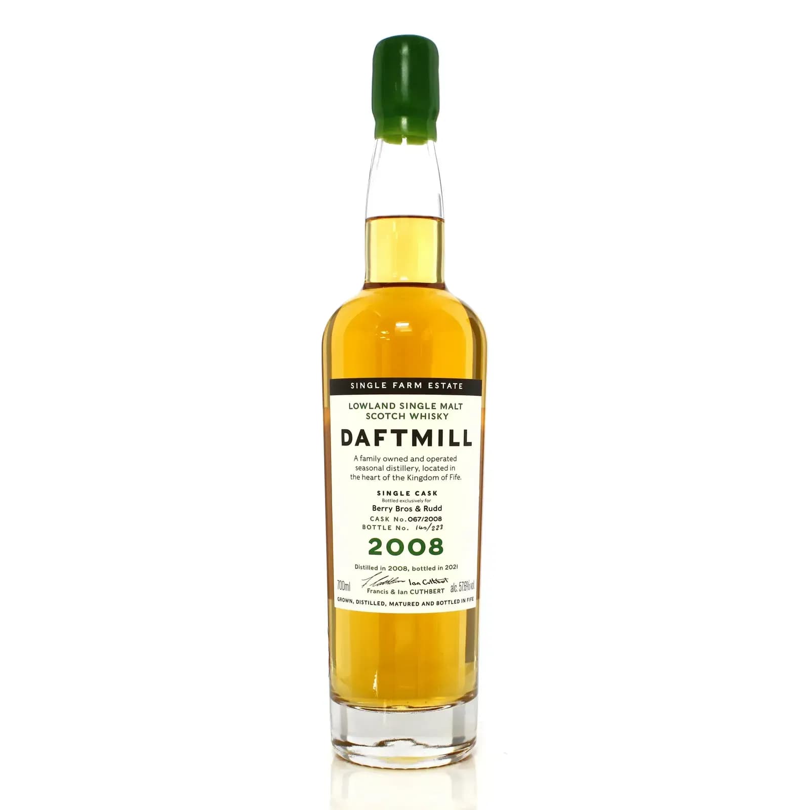 Daftmill 2008 Summer Batch Release (Uk) Cask Nr.56, 58, 60, 62, 65, 66