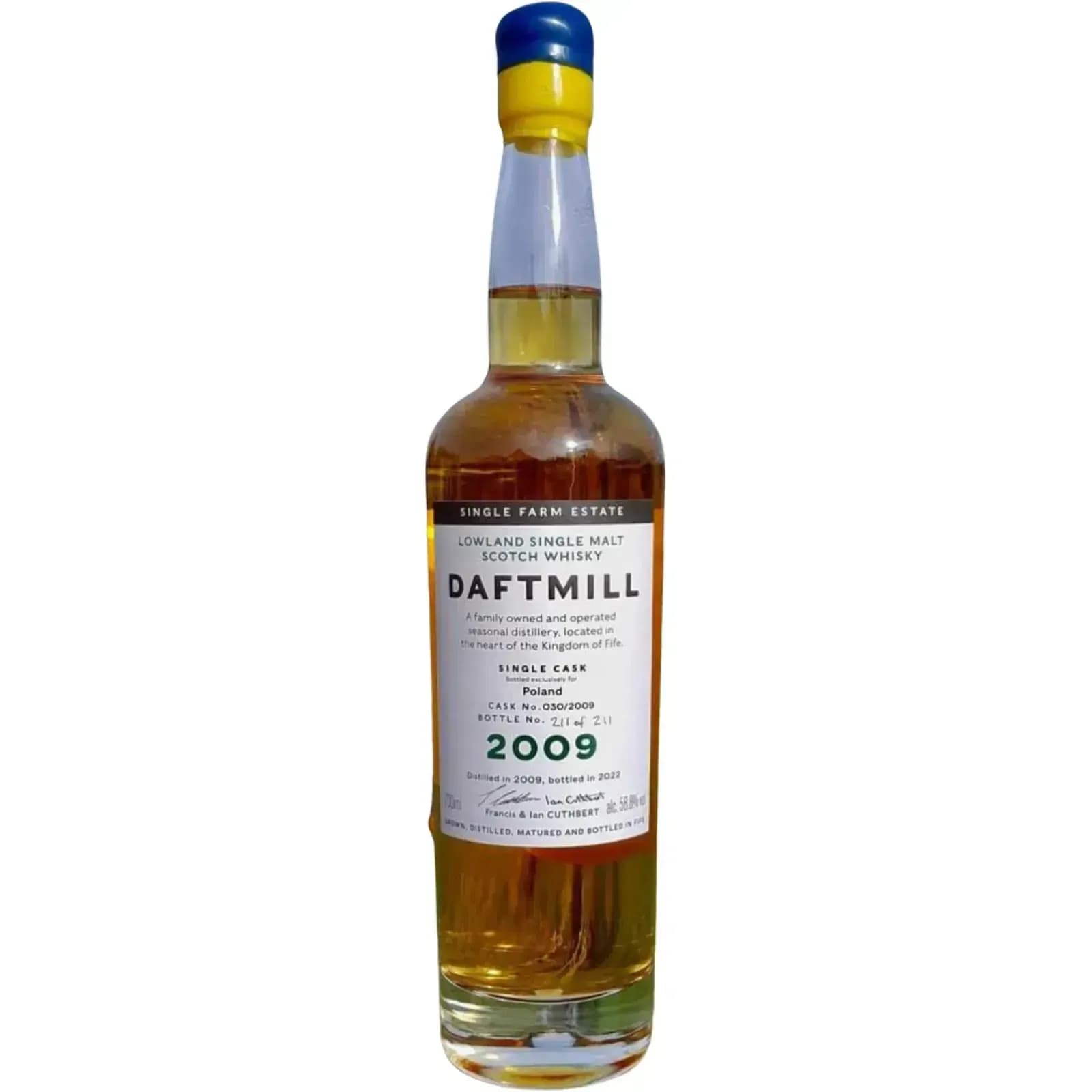 Daftmill 2009 Single Cask Nr.030/2009