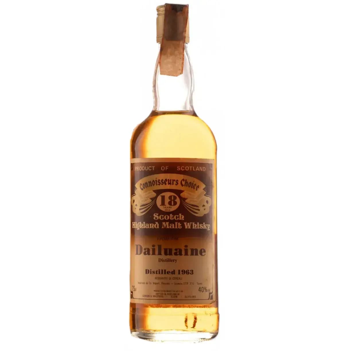 Dailuaine 18 Years Old 1963 Connoisseurs Choice Gordon & MacPhail