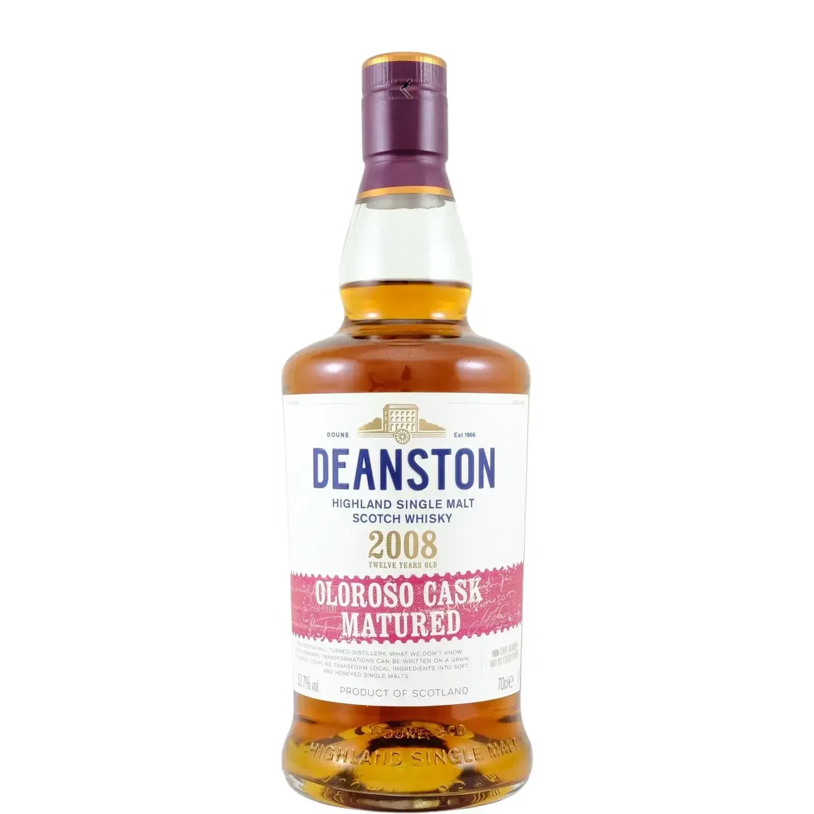 Deanston 12 Years Old 2008 Oloroso Cask Matured