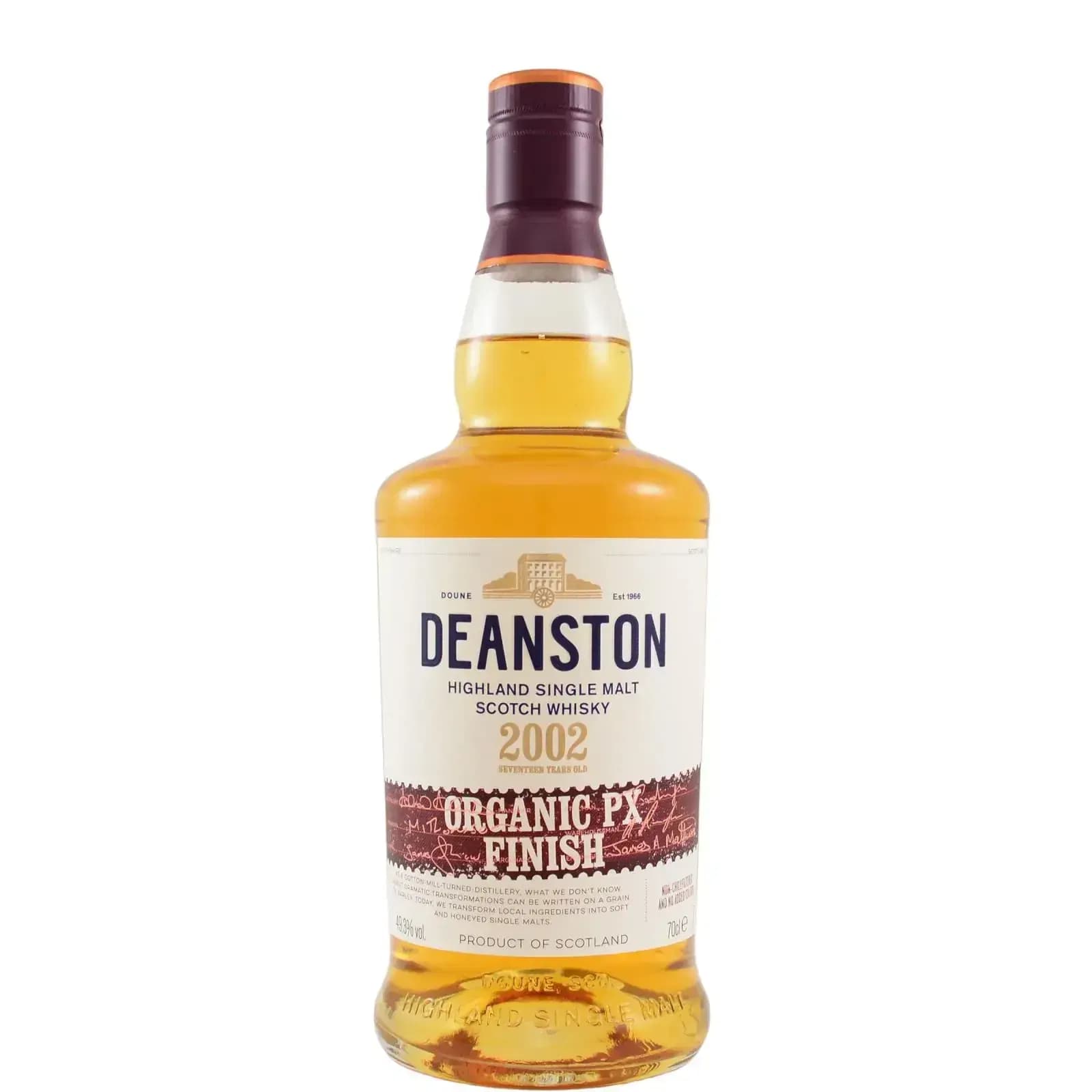 Deanston 17 Years Old 2002 Organic Px Finish