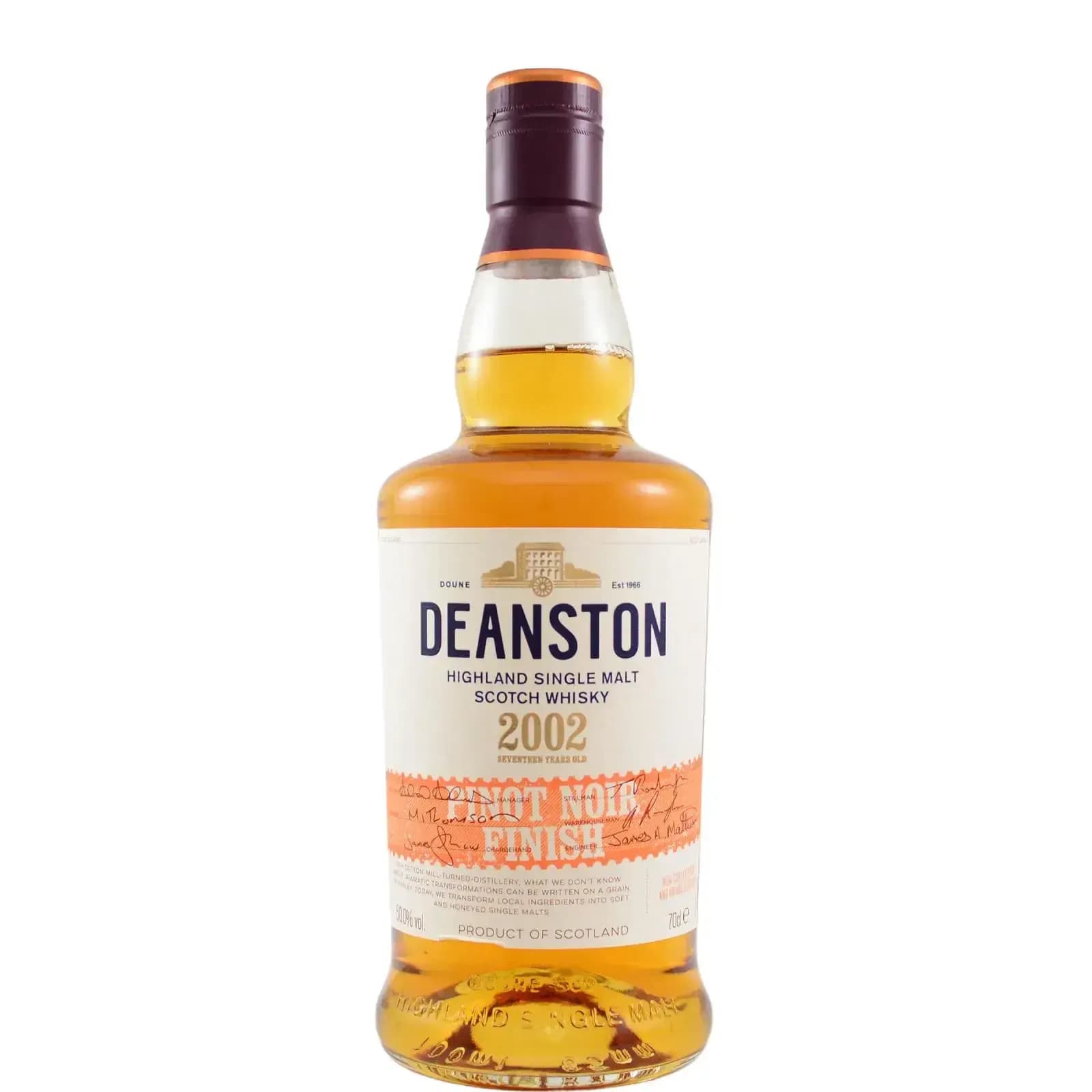 Deanston 17 Years Old 2002 Pinot Noir Finish