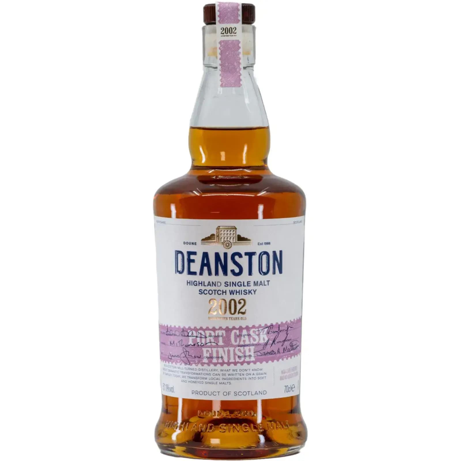 Deanston 17 Years Old 2002 Port Cask Finish