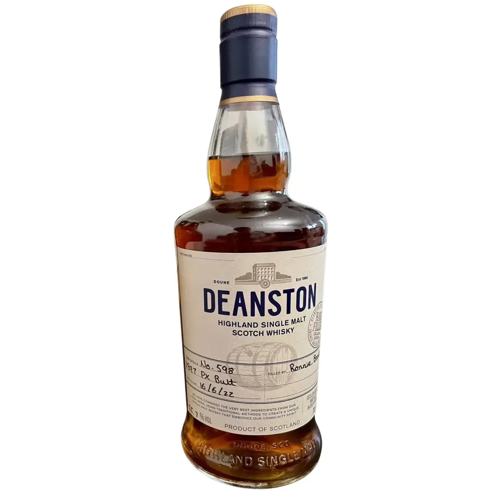 Deanston 1997 Warehouse 4 Cask Nr.598