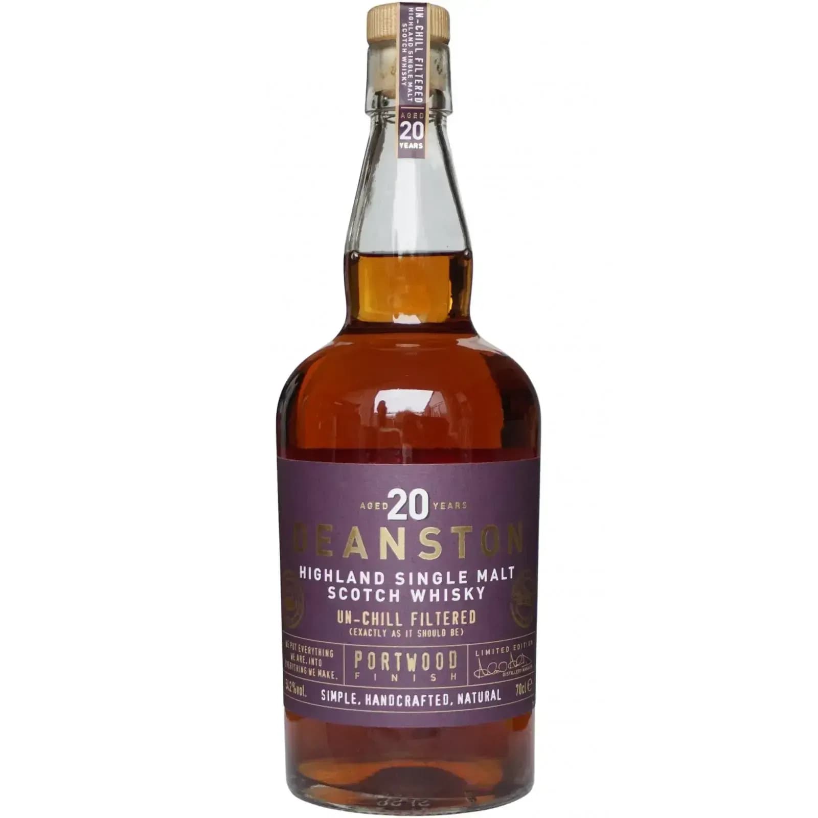 Deanston 20 Years Old Un-Chill Filtered - Port Casks