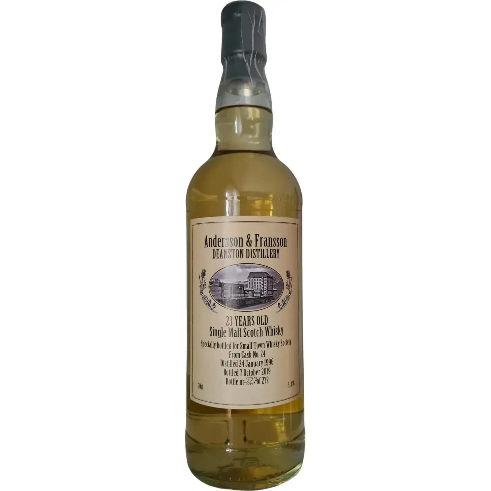 Deanston 23 Years Old 1996 Private Bottling Cask Nr.24