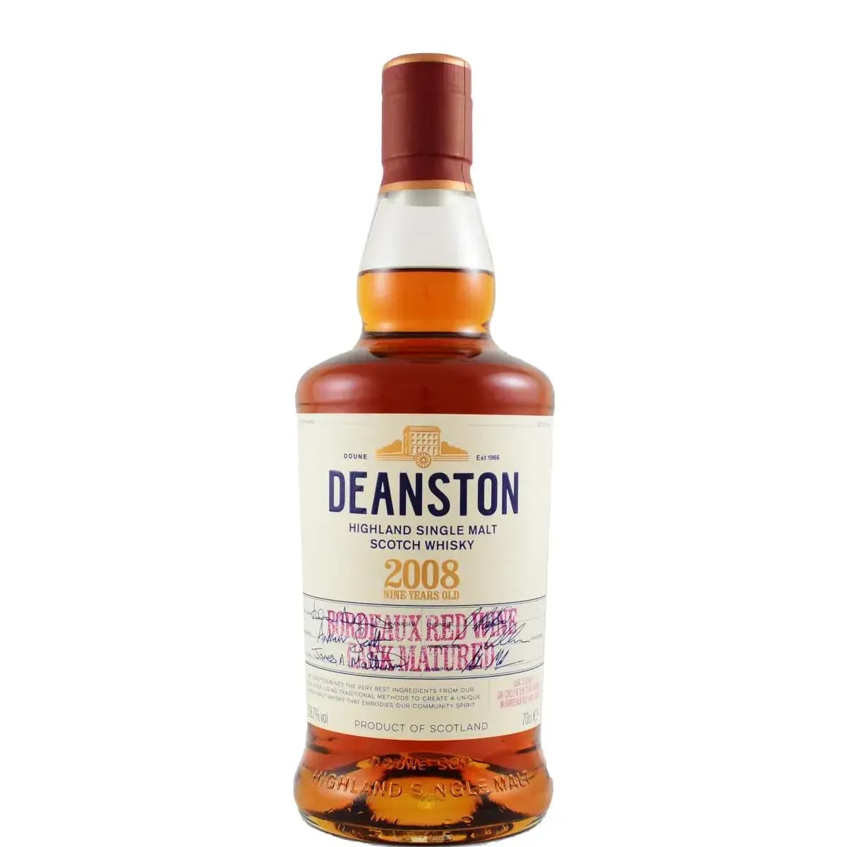 Deanston 9 Years Old 2008 Red Wine Matured