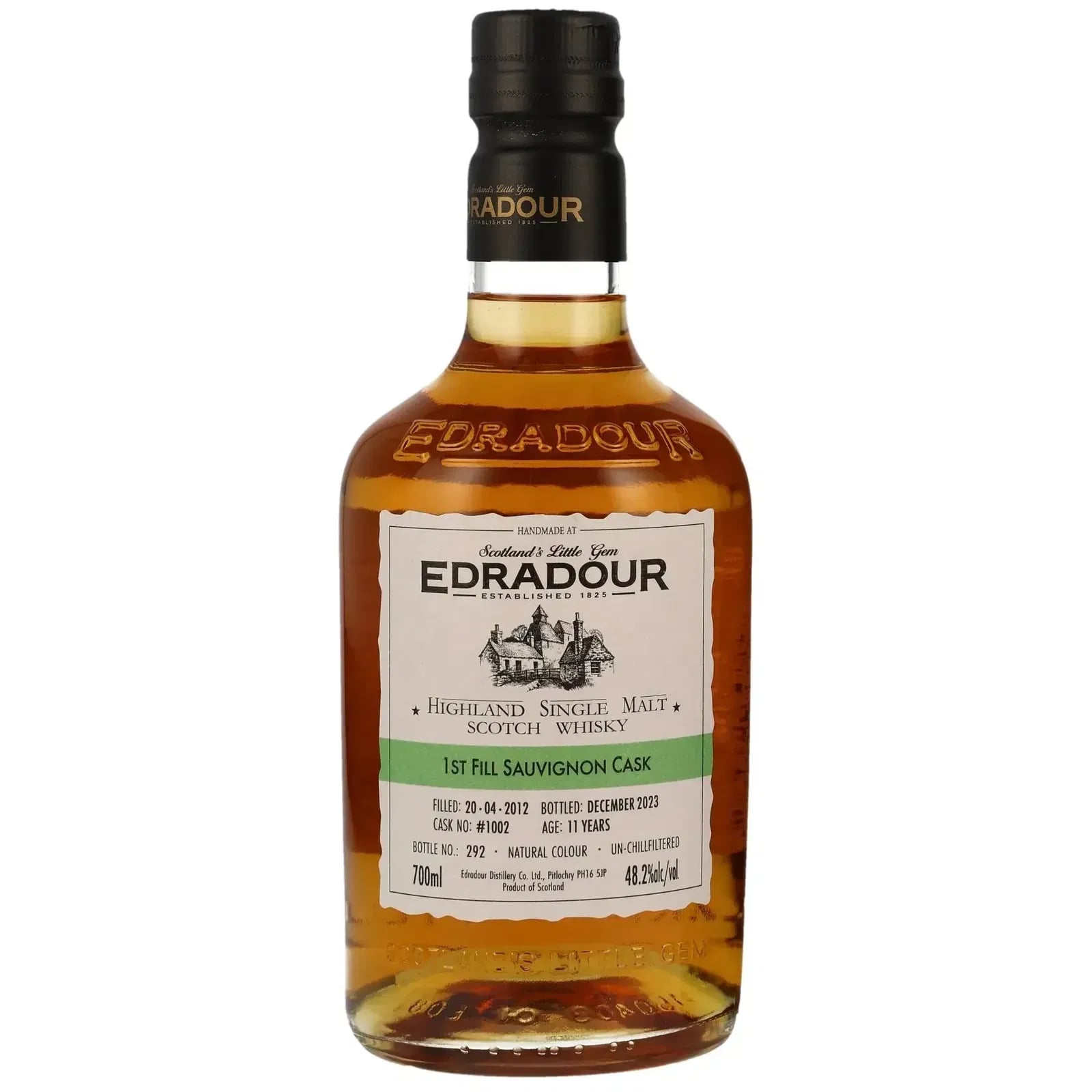 Edradour 11 Years Old 2012 1st Fill Sauvignon Cask