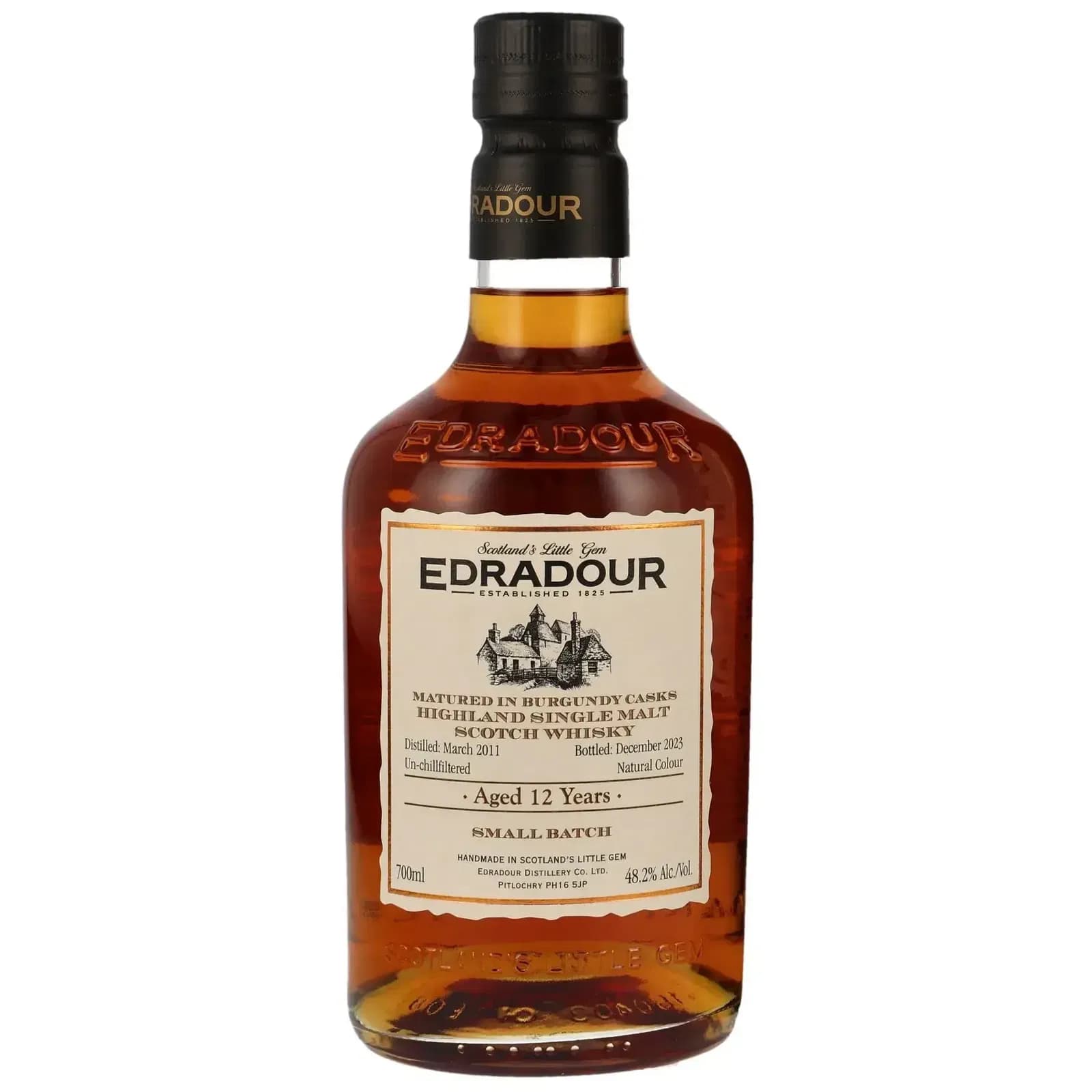 Edradour 12 Years Old 2011 Burgundy Casks Small Batch