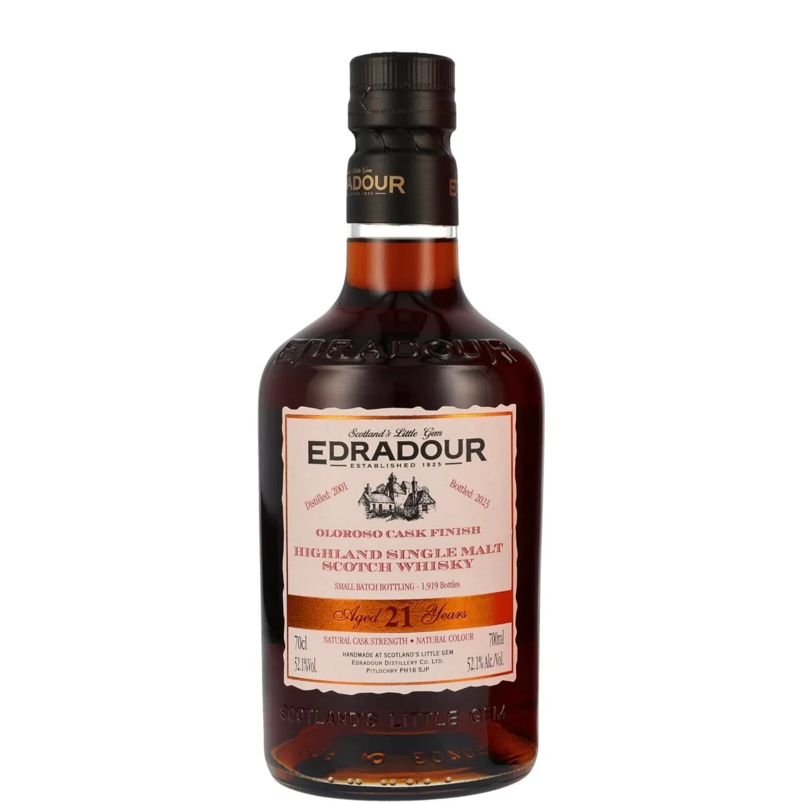Edradour 21 Years Old 2001 Sherry Finish