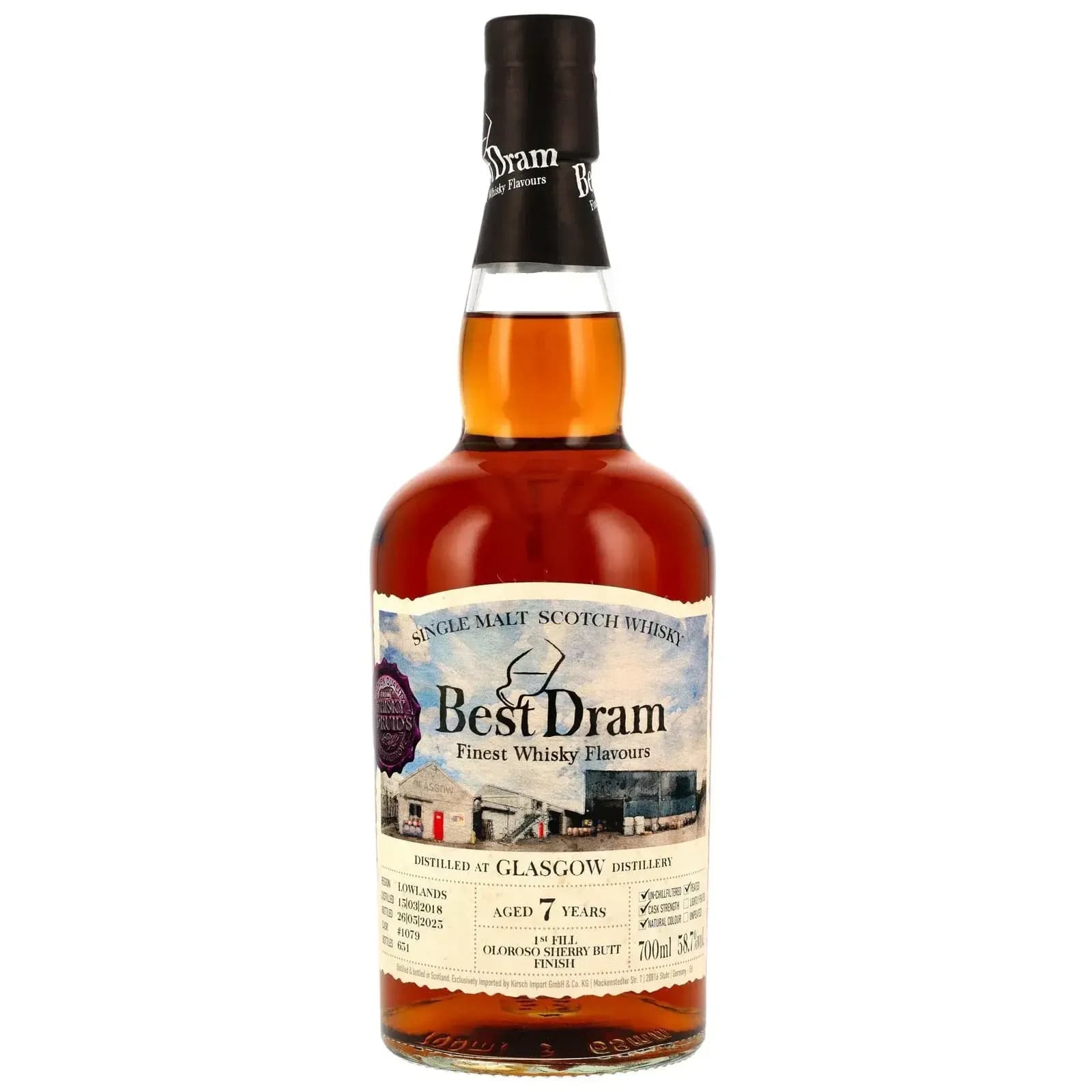 Glasgow 7 Years Old 2018 Best Dram 1079