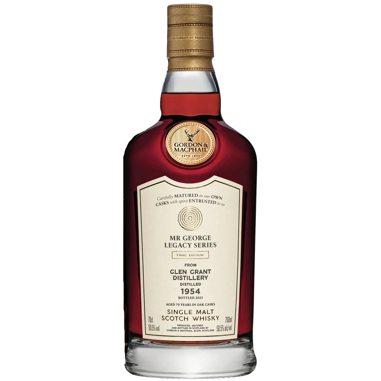 Glen Grant 70 Years Old 1954 Mr. George Legacy Gordon & MacPhail