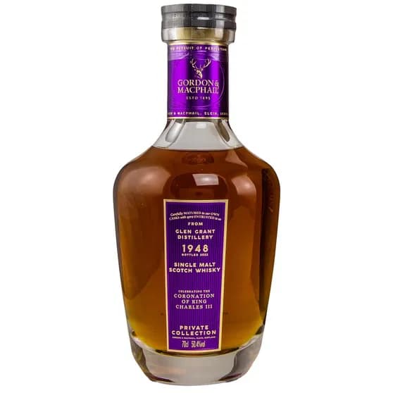 Glen Grant 74 Years Old 1948 King Charles III Gordon & MacPhail 1365
