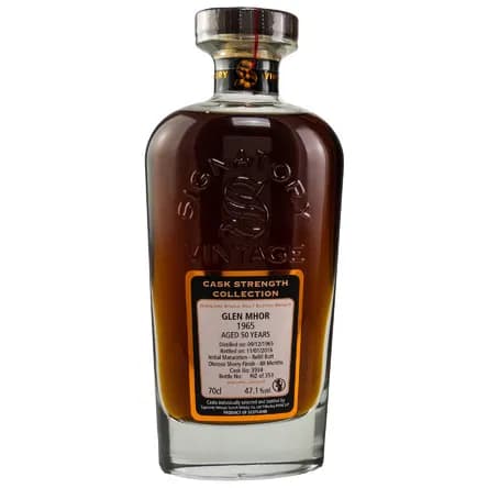 Glen Mhor 50 Years Old 1965 Signature Rarer Release Signatory Vintage