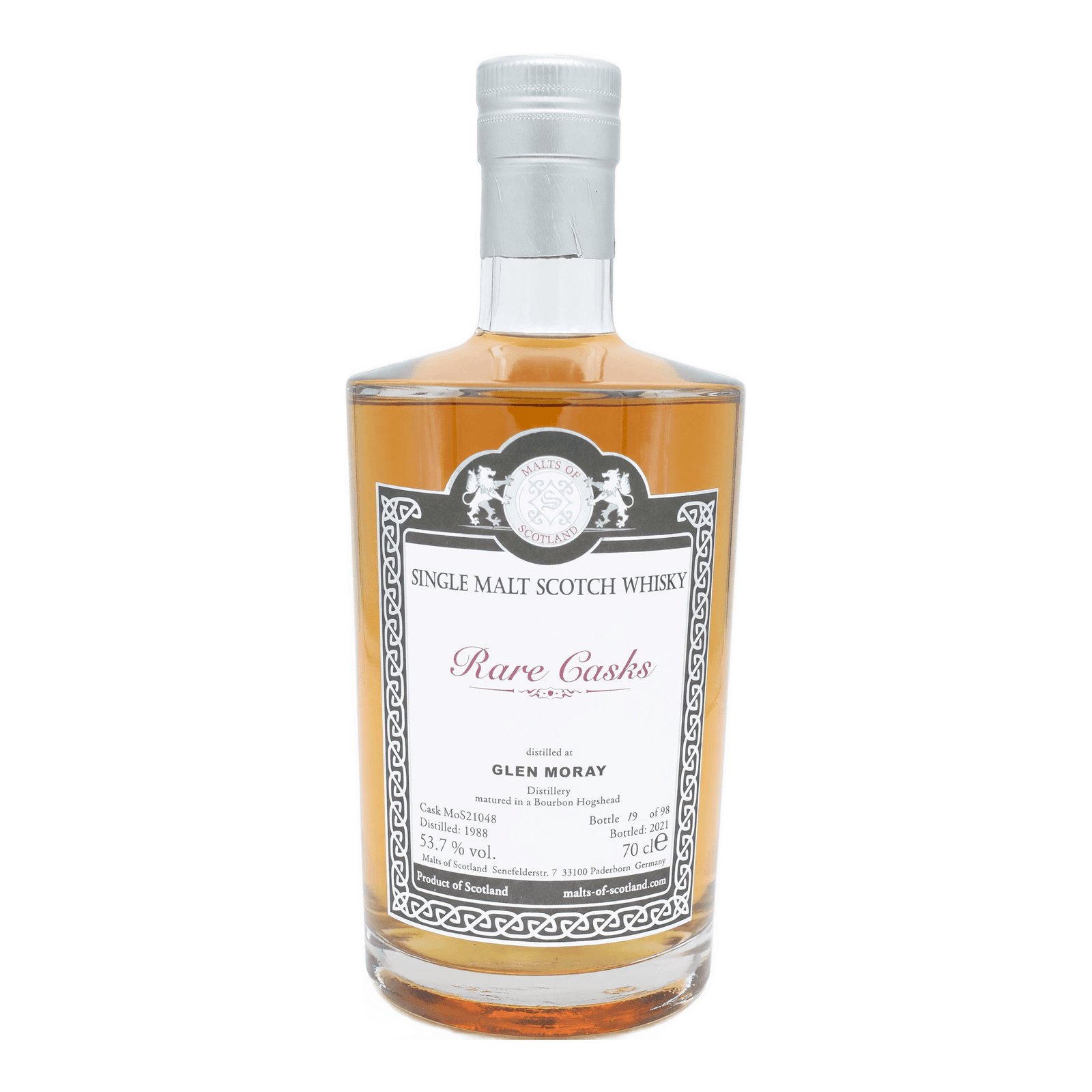 Glen Moray 1988 Rare Casks Range Malts of Scotland 21048