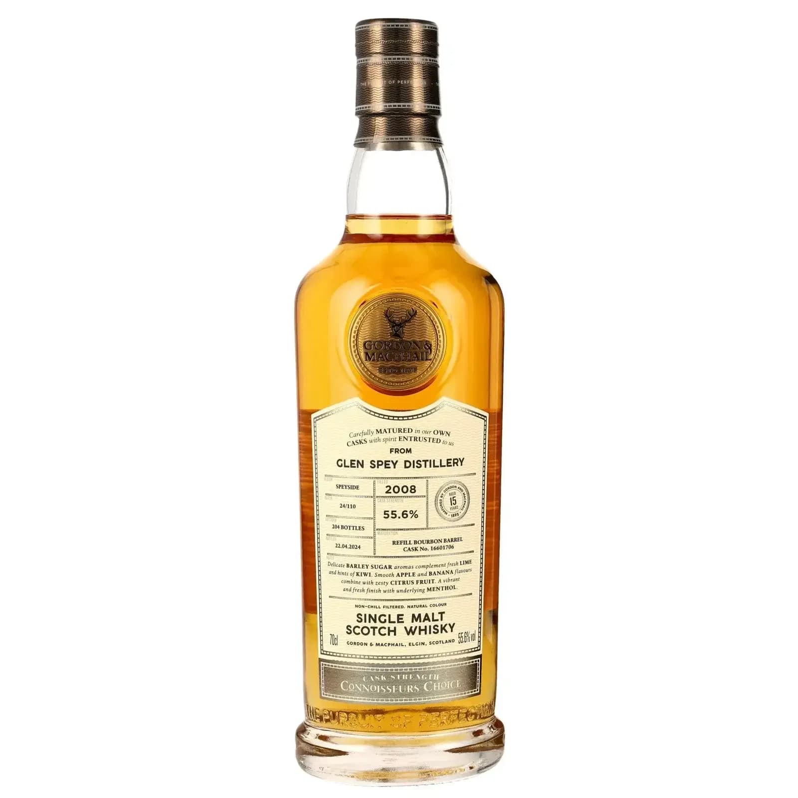 Glen Spey 15 Years Old 2008 Connoisseurs Choice Cask Strength Gordon & MacPhail