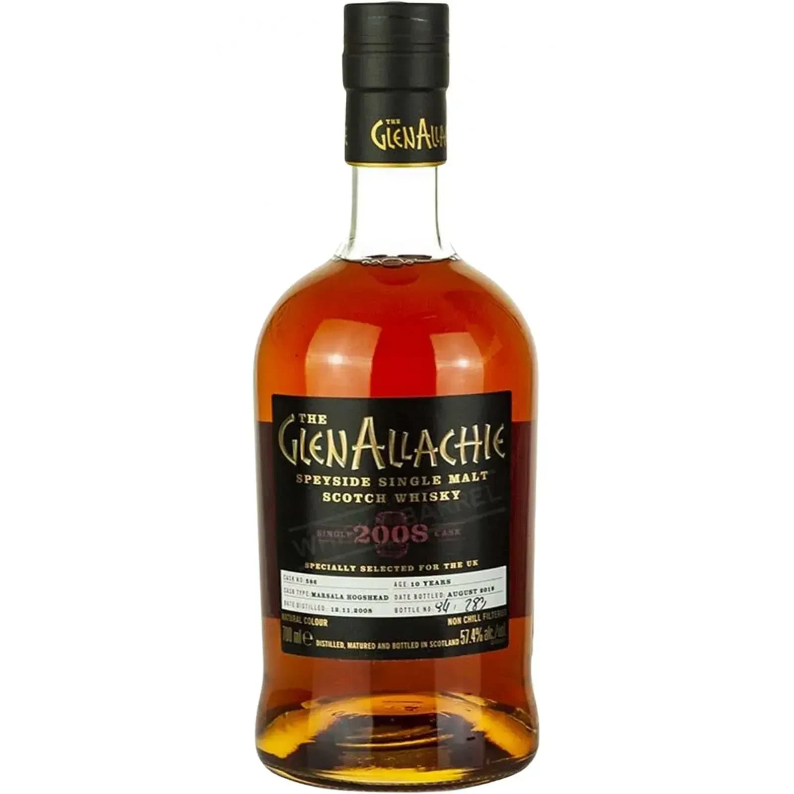 Glenallachie 10 Years Old 2008 Single Cask For Uk - Batch 2 Cask Nr.586