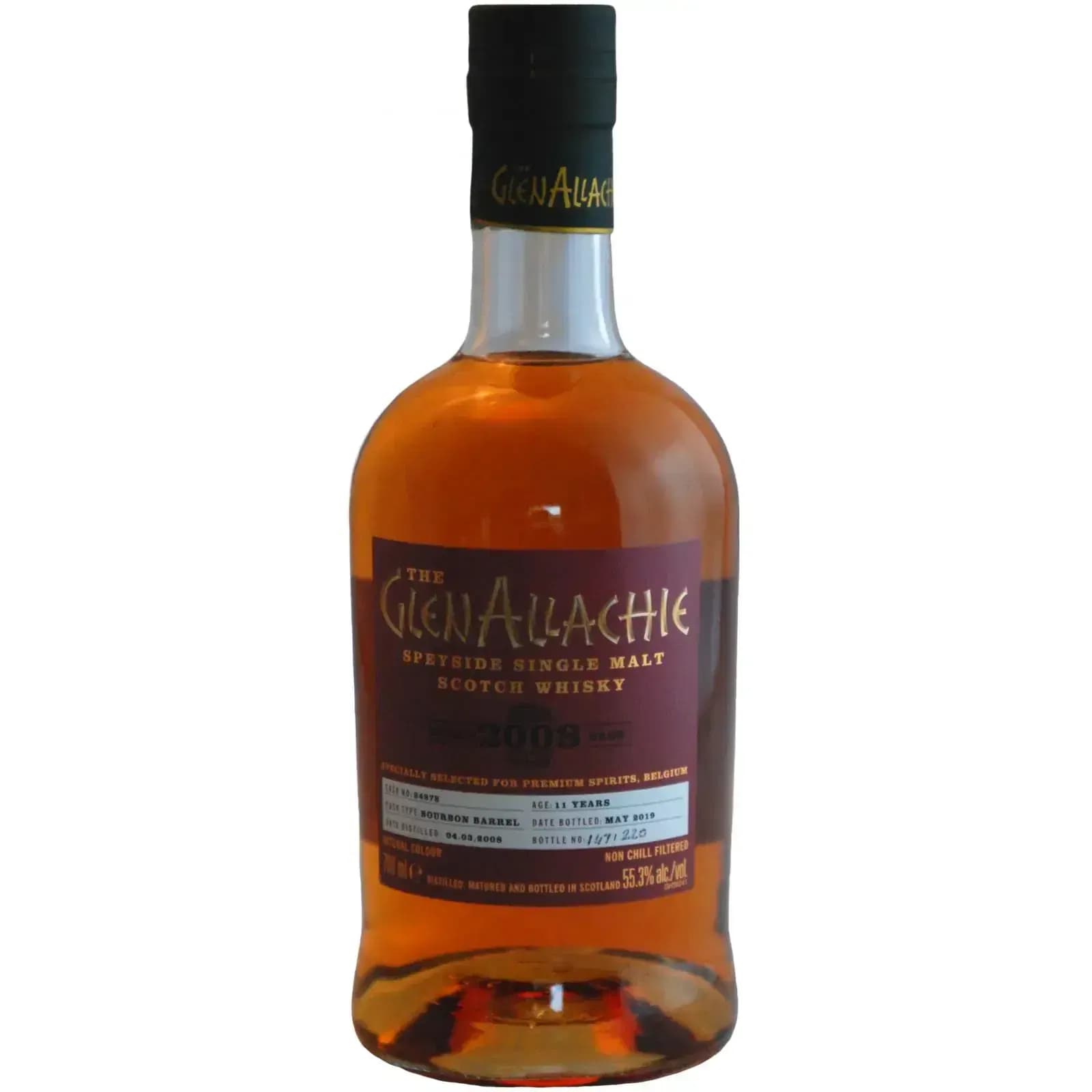 Glenallachie 11 Years Old 2008 Single Cask Cask Nr.24878