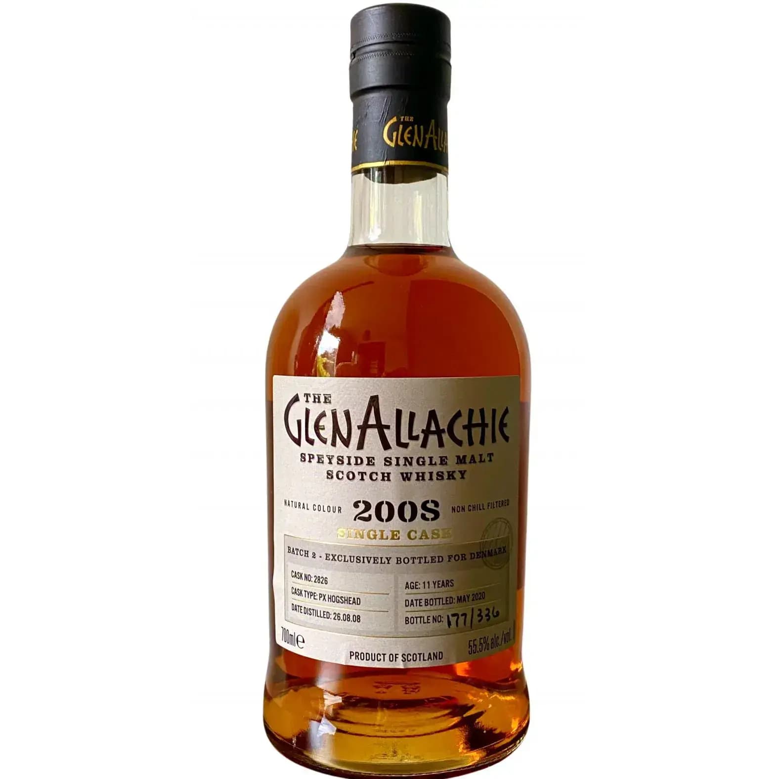 Glenallachie 11 Years Old 2008 Single Cask Cask Nr.2826
