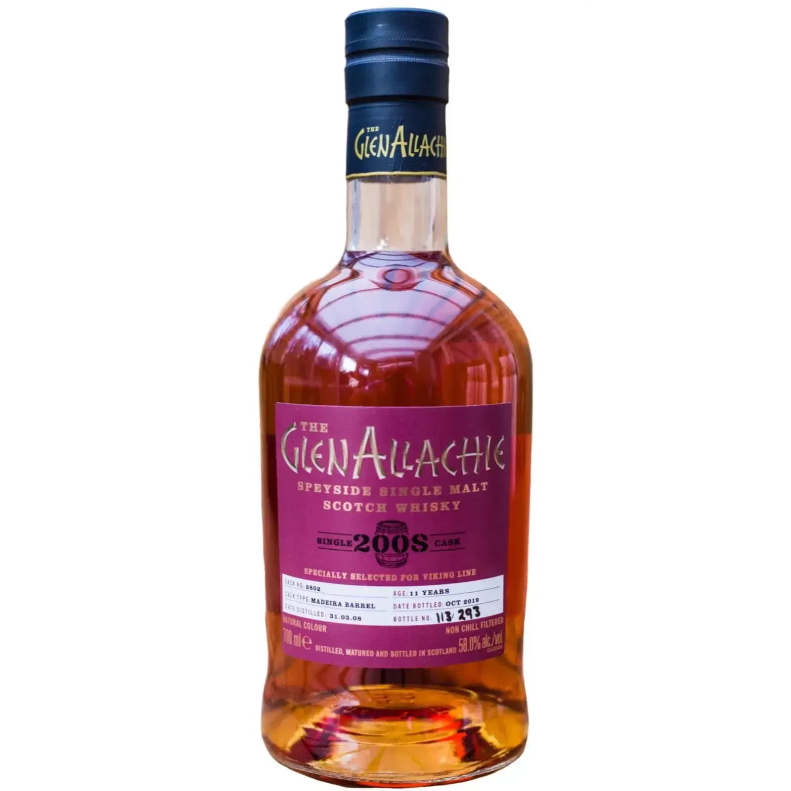 Glenallachie 11 Years Old 2008 Single Cask Cask Nr.3802