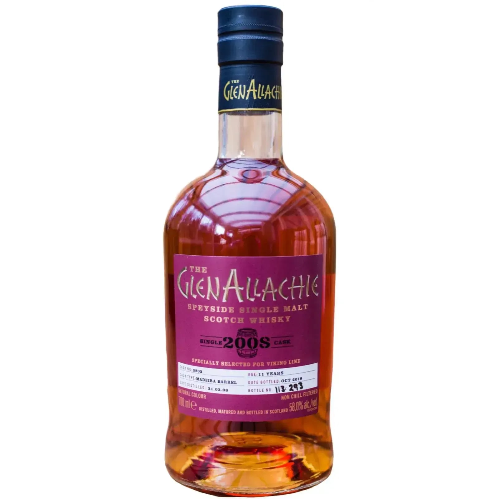 Glenallachie 11 Years Old 2008 Single Cask Cask Nr.3802