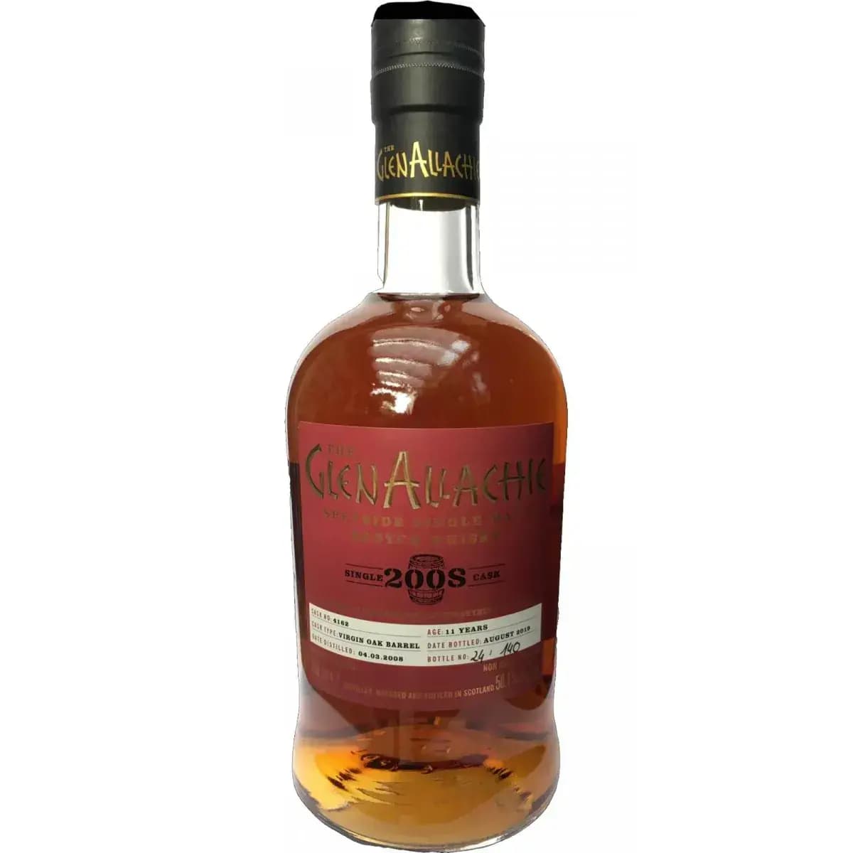 Glenallachie 11 Years Old 2008 Single Cask Cask Nr.4162