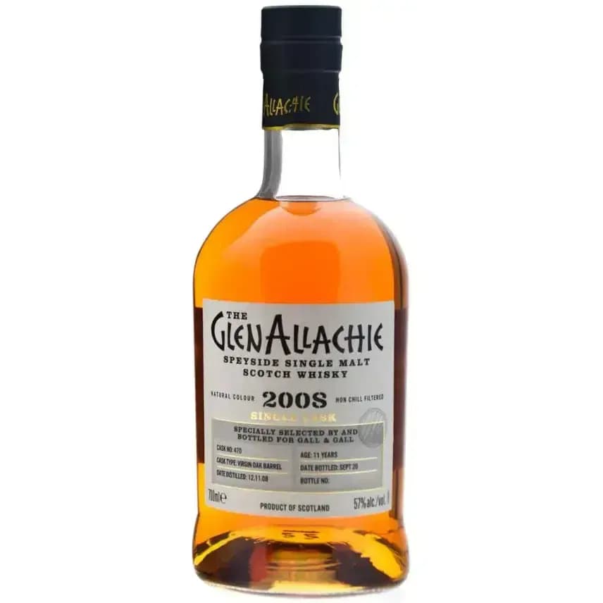 Glenallachie 11 Years Old 2008 Single Cask Cask Nr.470