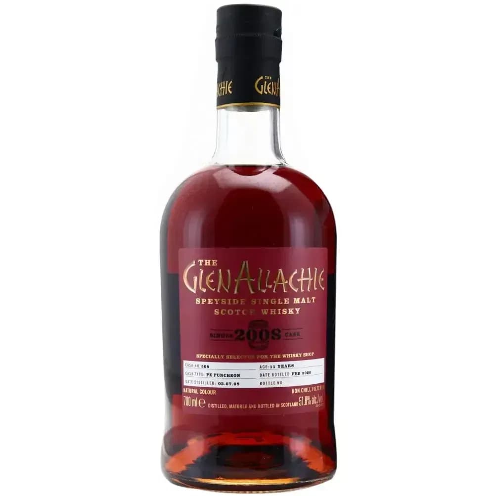 Glenallachie 11 Years Old 2008 Single Cask Cask Nr.508