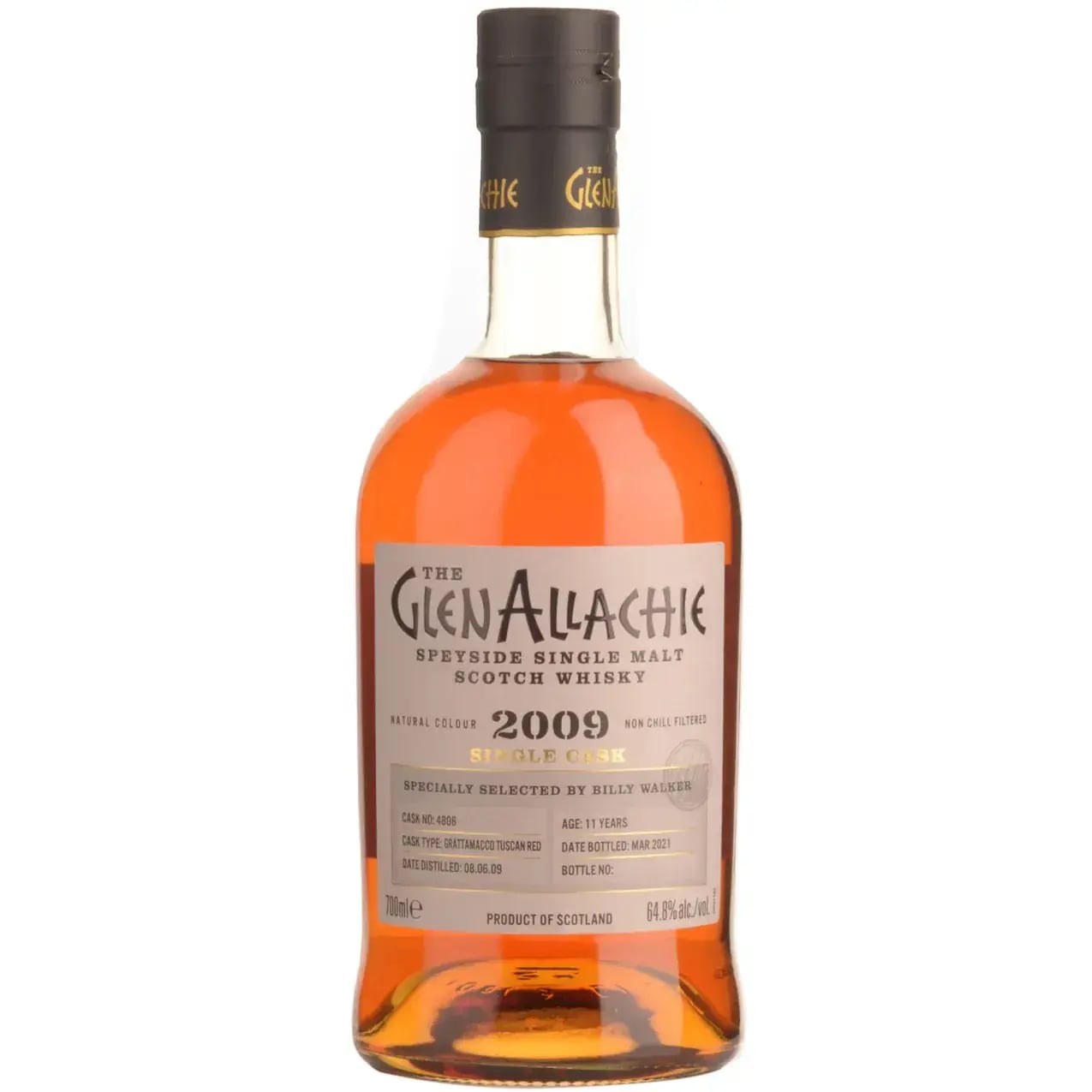 Glenallachie 11 Years Old 2009 Single Cask Cask Nr.4806