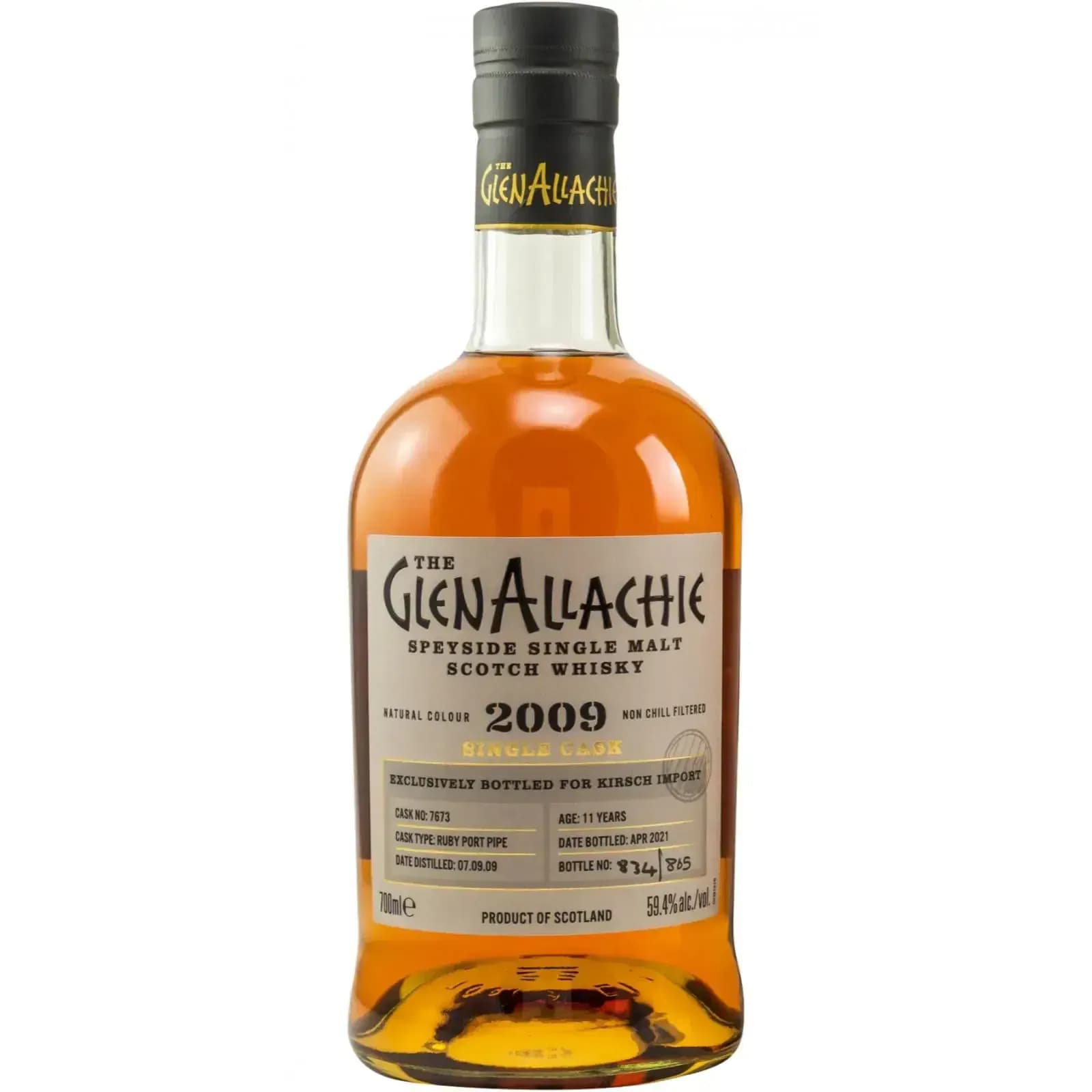 Glenallachie 11 Years Old 2009 Single Cask Cask Nr.7673
