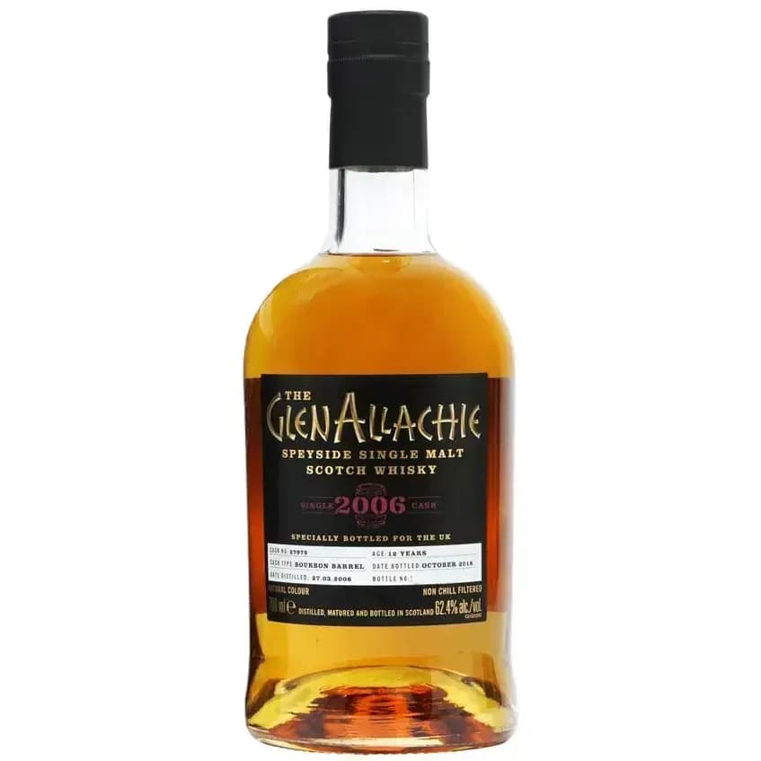 Glenallachie 12 Years Old 2006 Single Cask For Uk - Batch 1 Cask Nr.27979