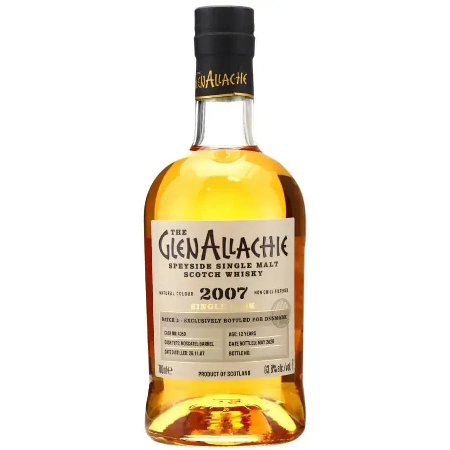 Glenallachie 12 Years Old 2007 Single Cask Cask Nr.4050