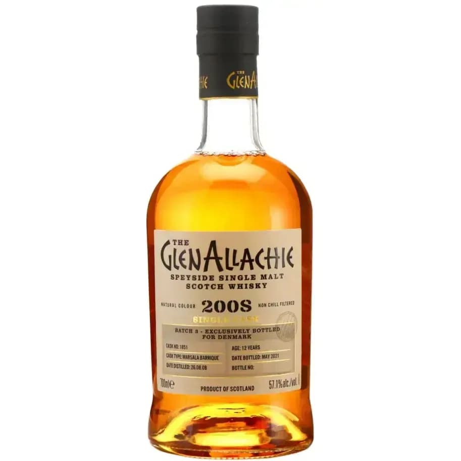 Glenallachie 12 Years Old 2008 Single Cask Cask Nr.1851